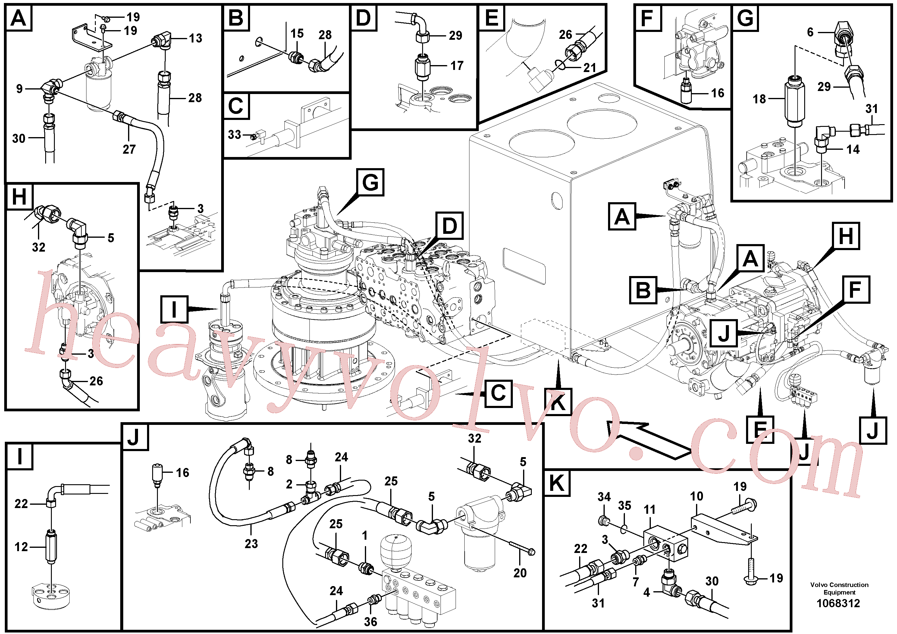 Volvo VOE938000 Hose assembly aftermarket part for sale
