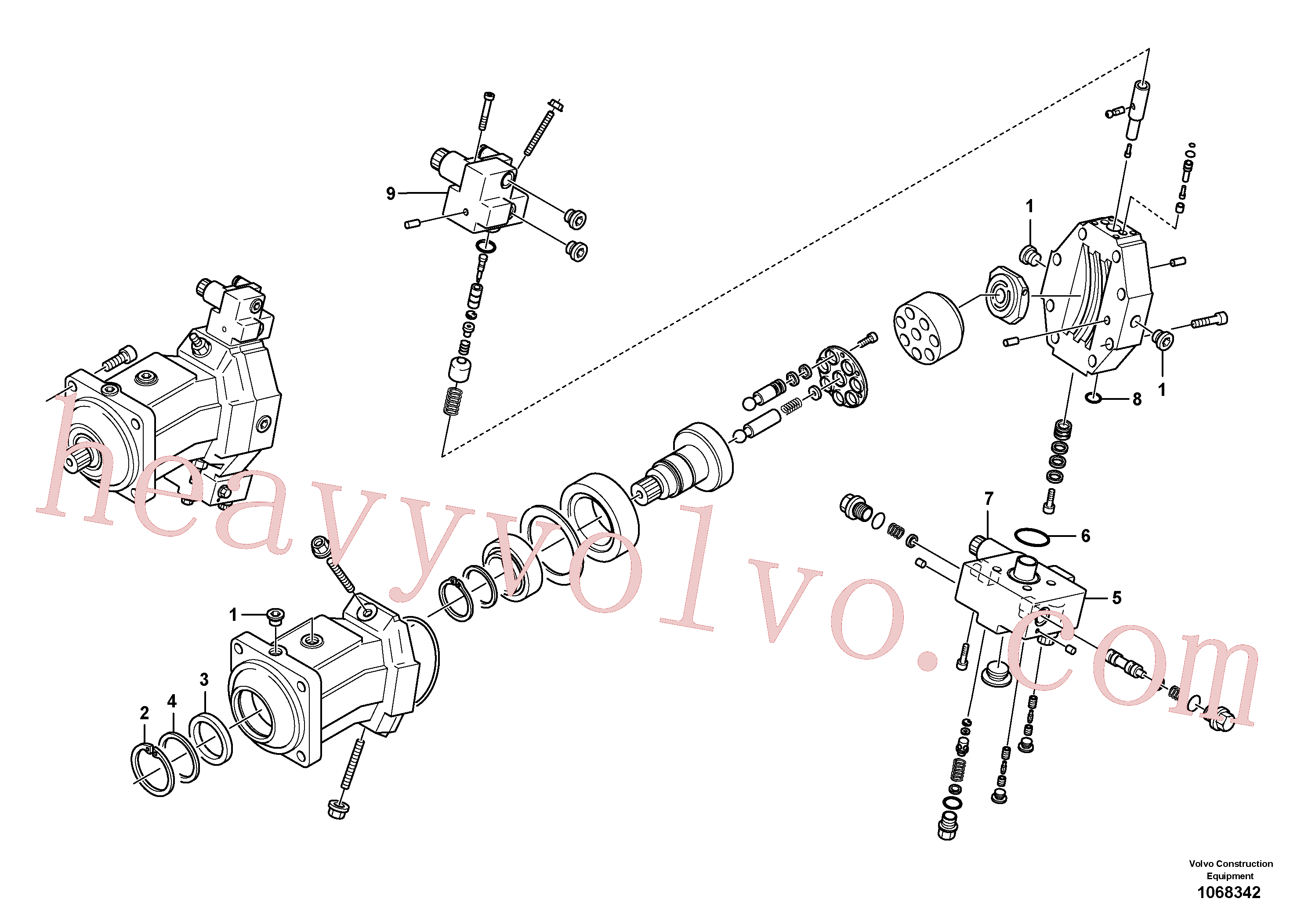VOE11702173 Sealing ring for Volvo Excavator spare