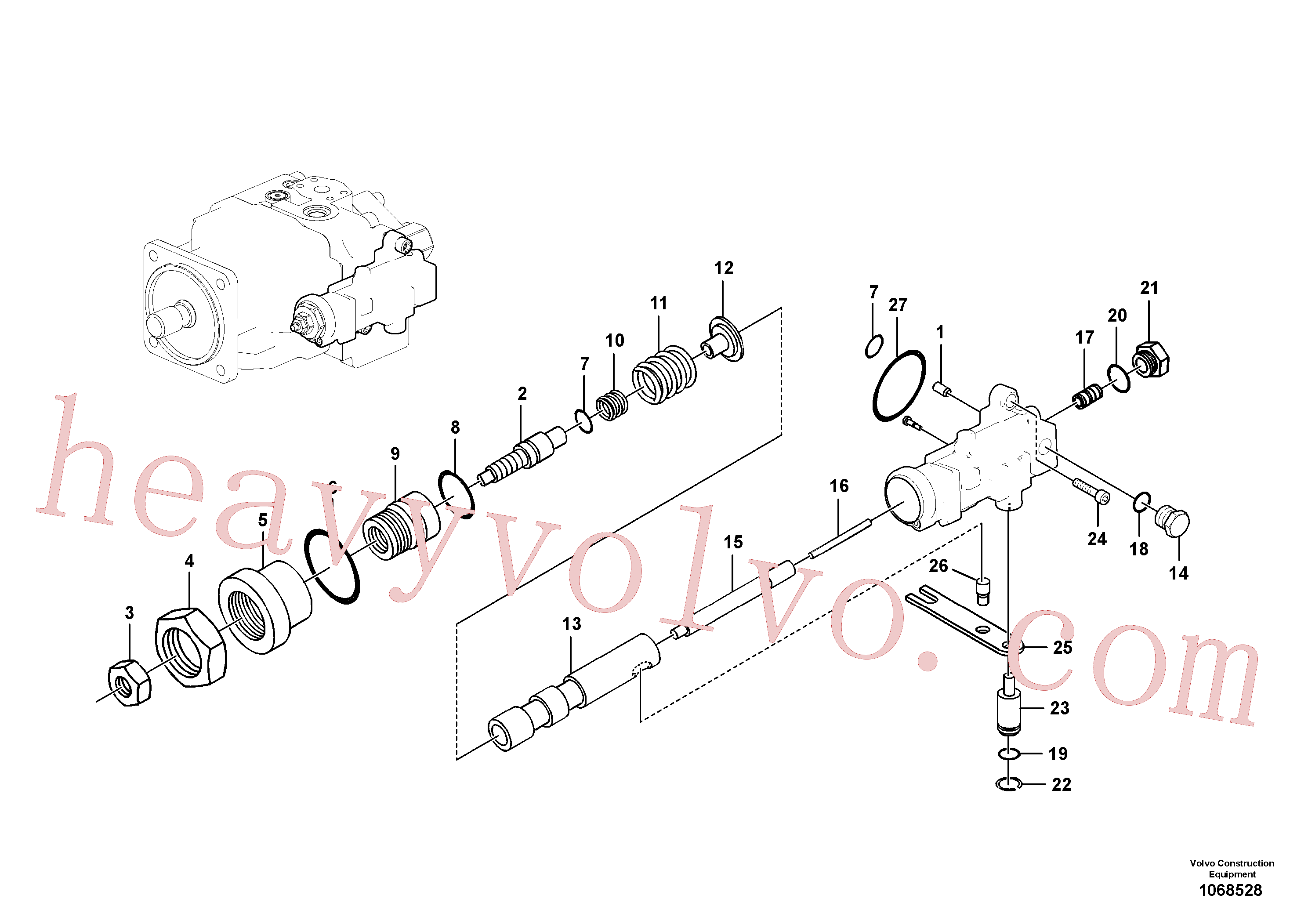 Volvo Assembly VOE14525121 Nut for sale