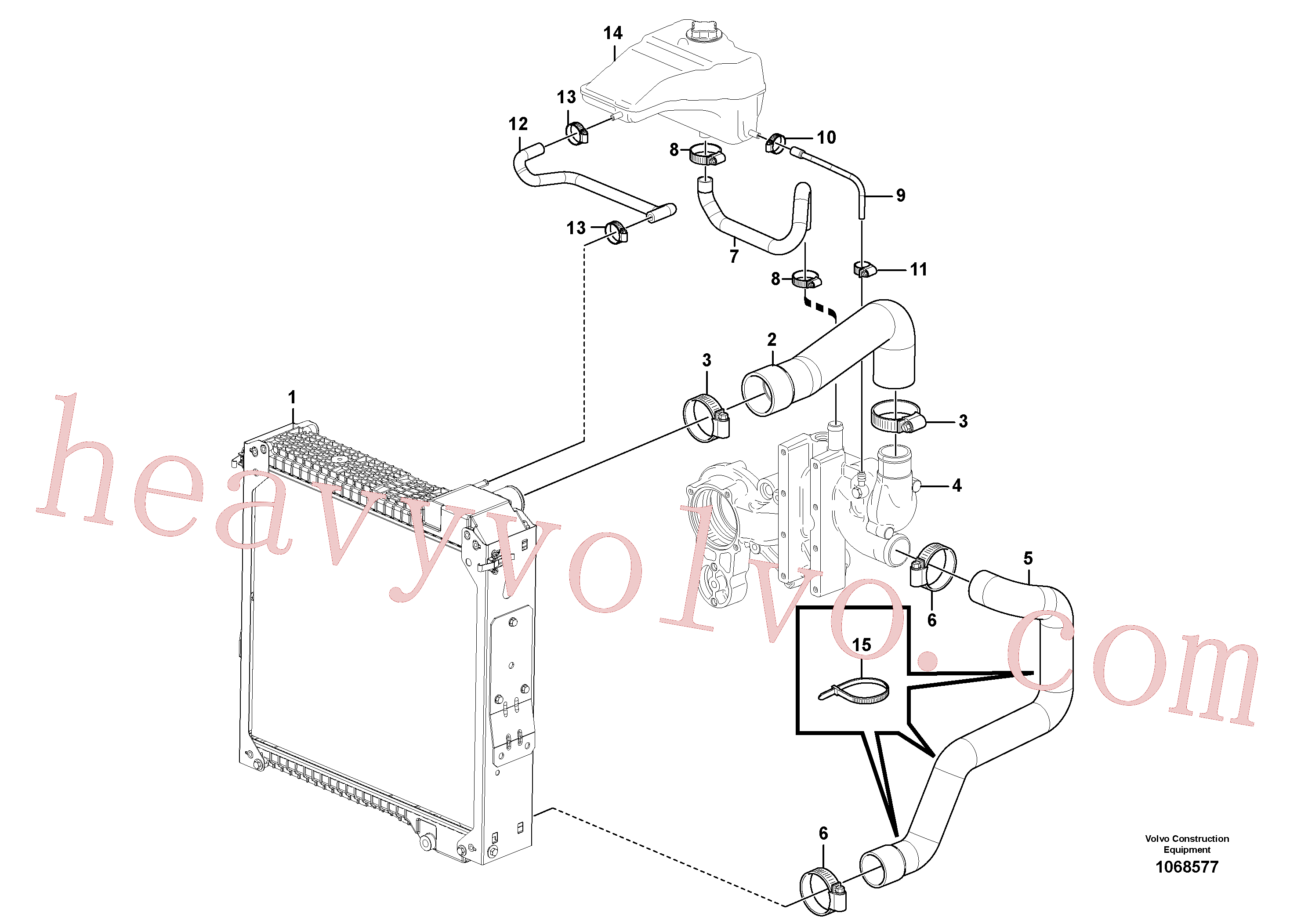 Wholesale VOE943469 Hose clamp for Volvo Excavator