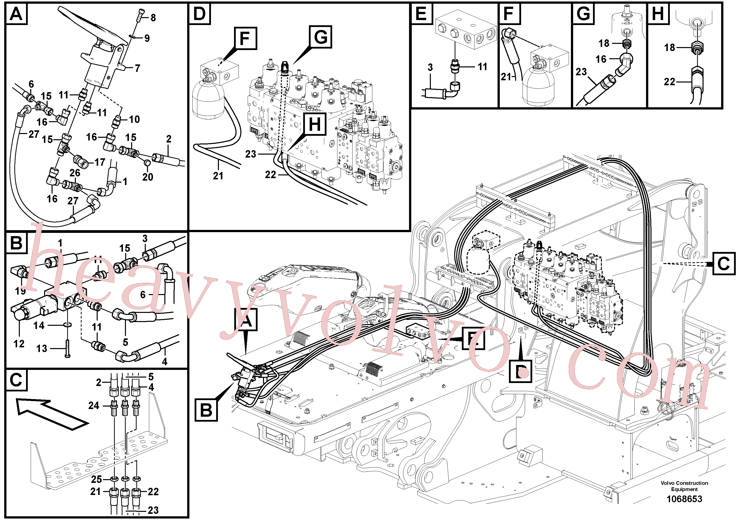 VOE983122 O-ring for Volvo Excavator spare