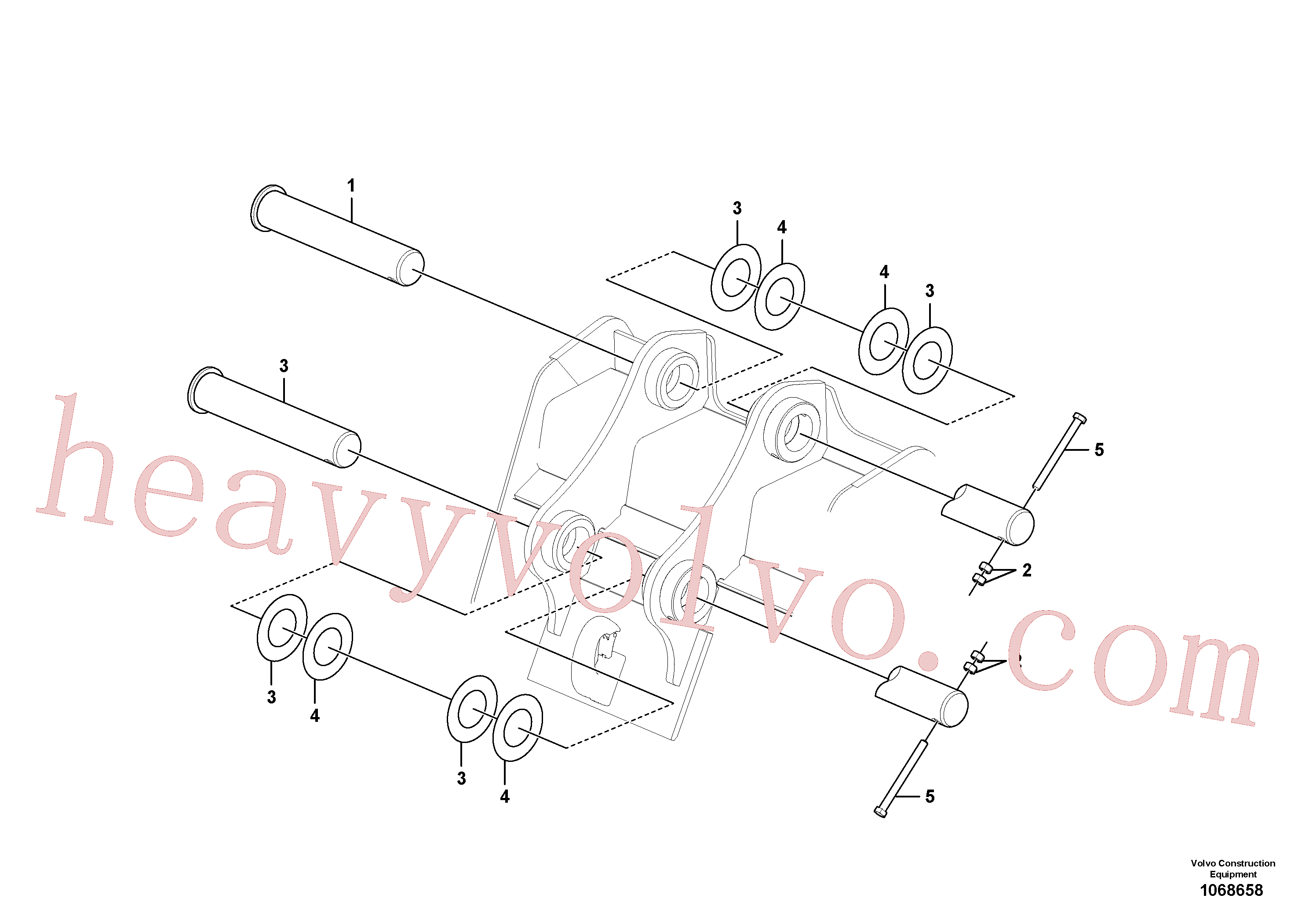 VOE14635164 Pin for Volvo Excavator spare