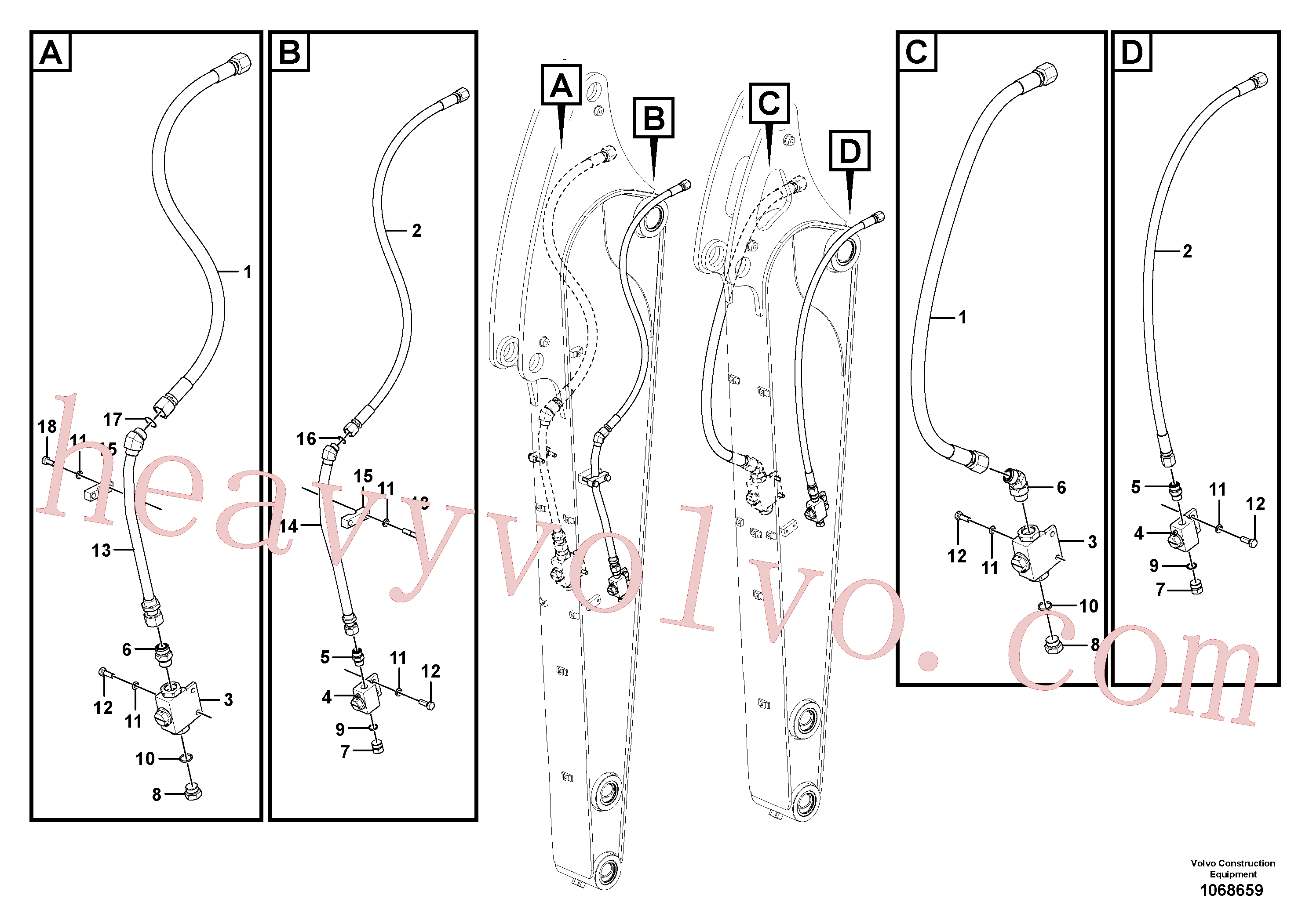VOE14647422 Xtraflex/5000 for Volvo Excavator spare