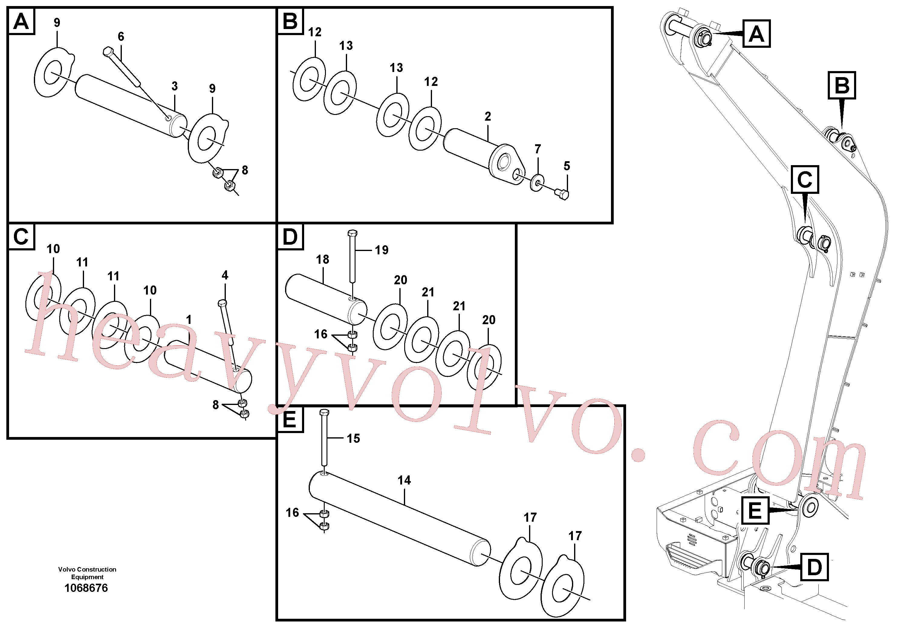 Volvo Assembly VOE14520903 Shim for sale