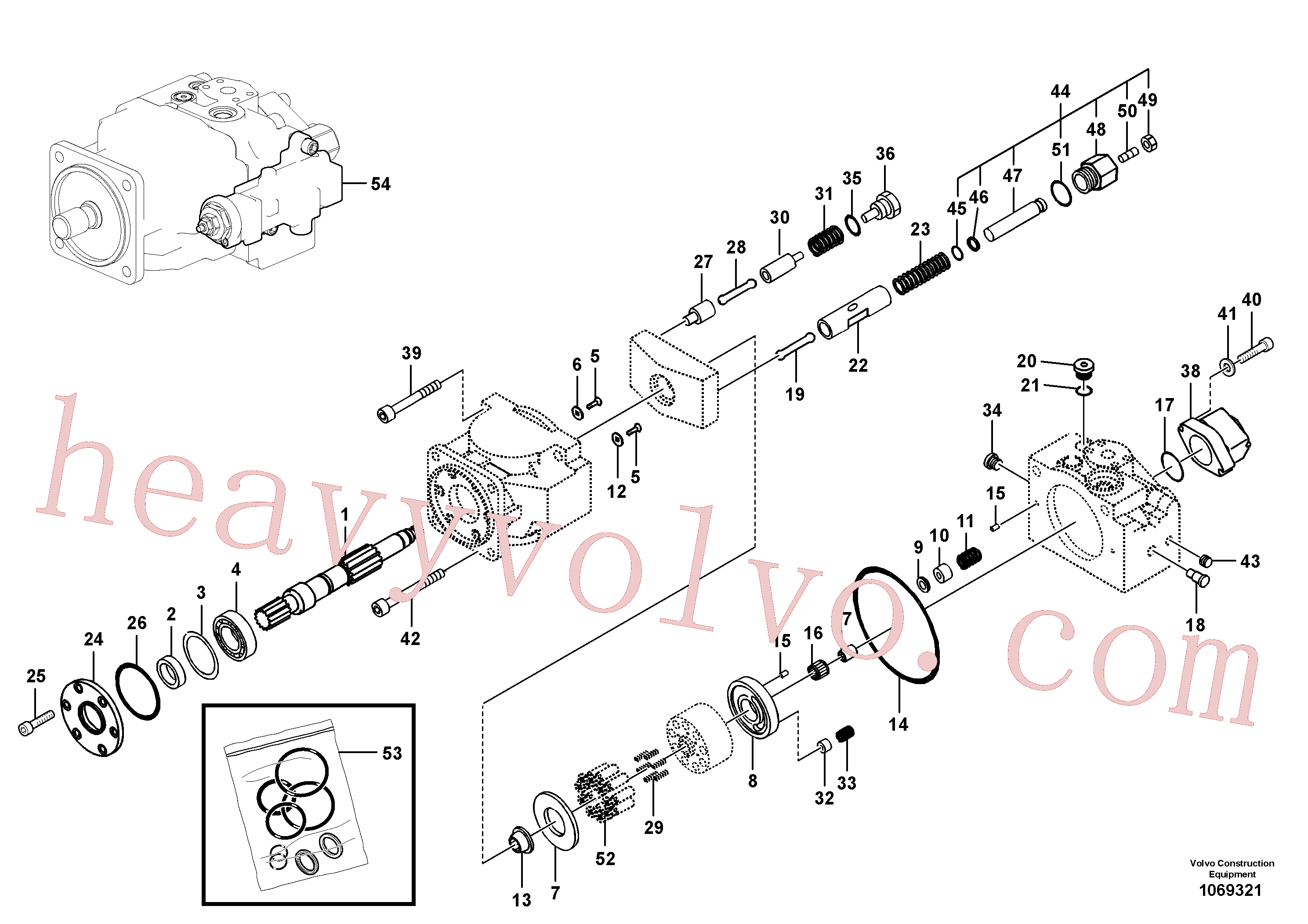 VOE14626758 Cylinder for Volvo Excavator spare