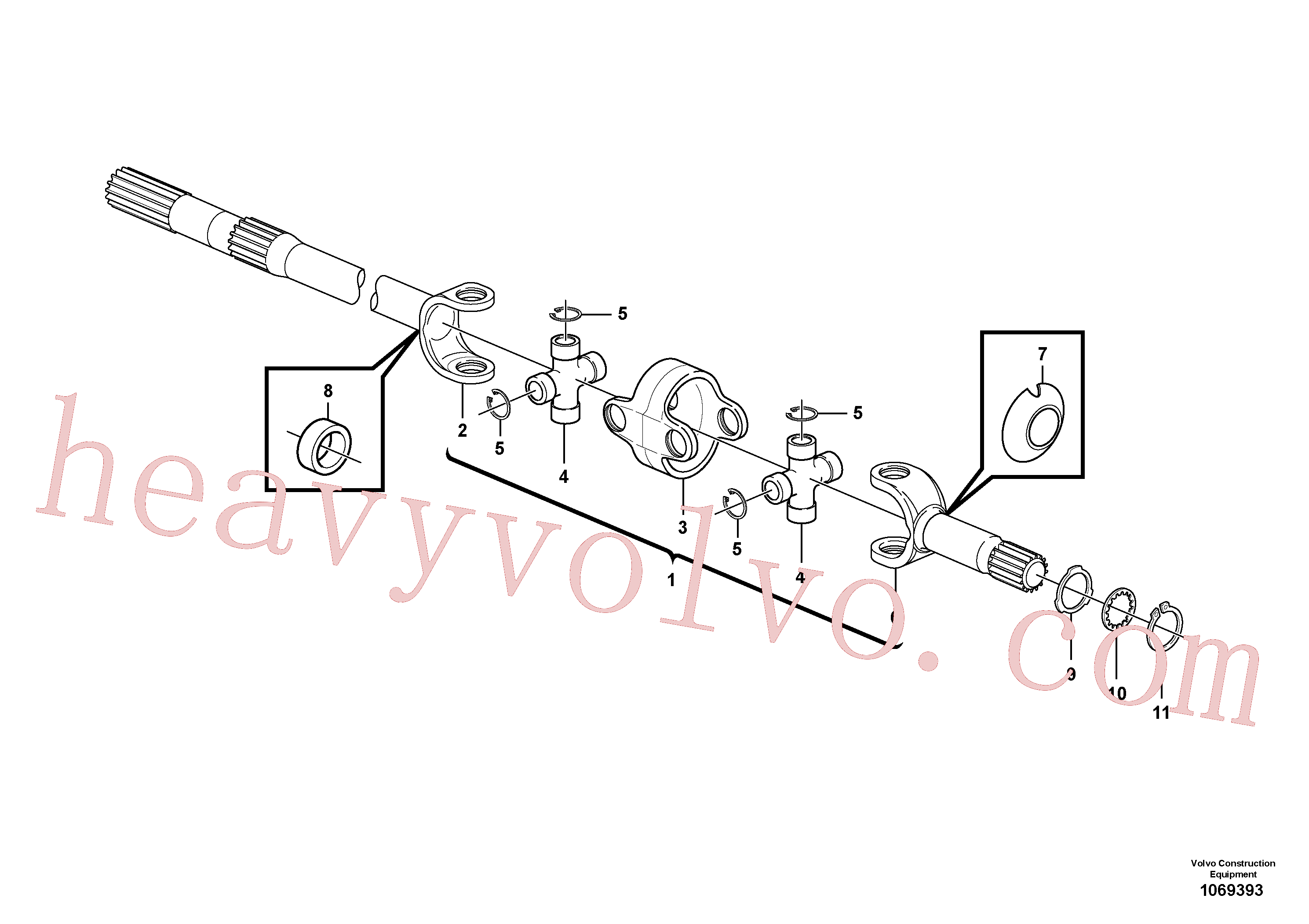 Volvo VOE11709077 Lock ring aftermarket part for sale