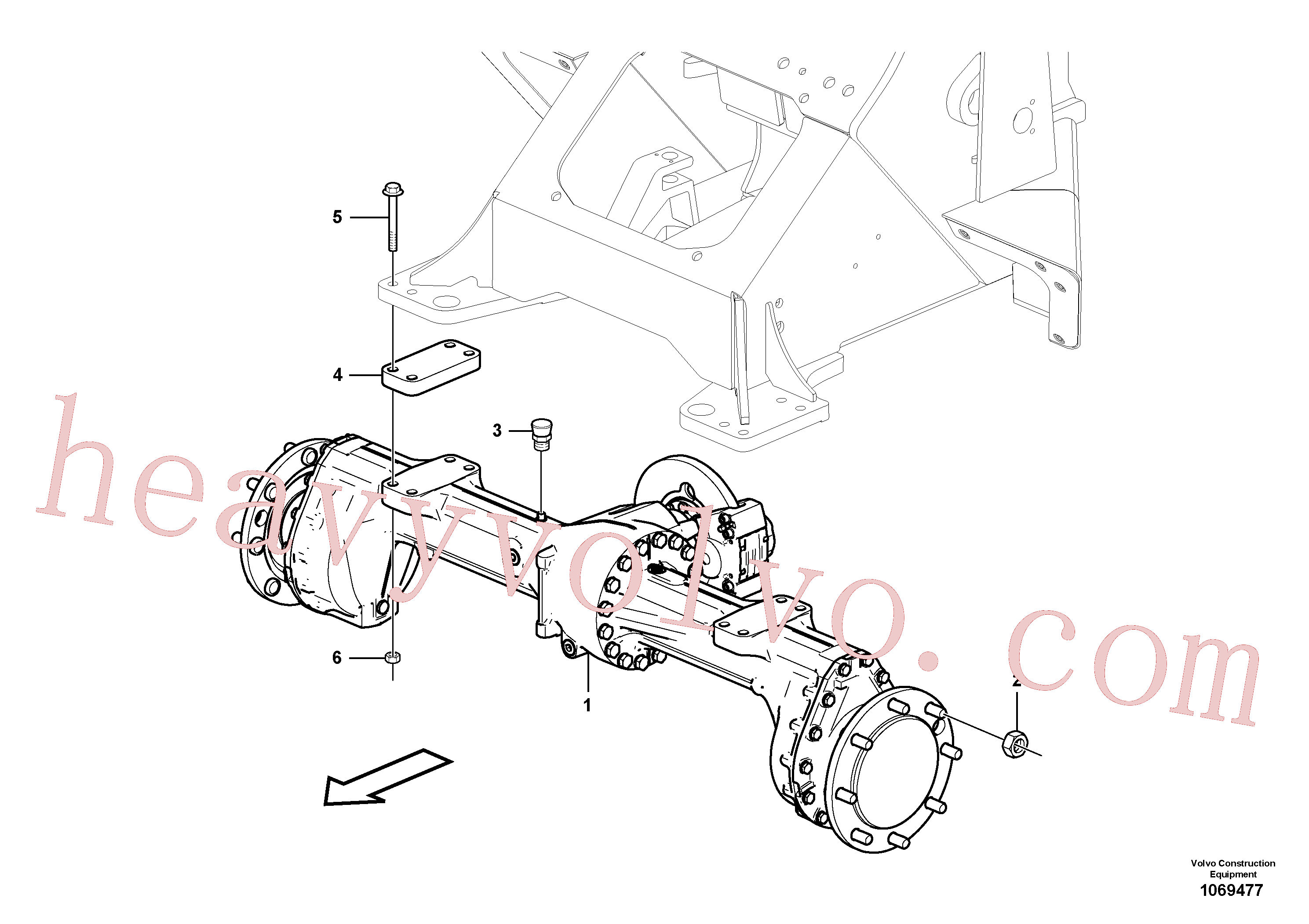 China Made ZM2809117 Wheel nut parts for Volvo Excavator
