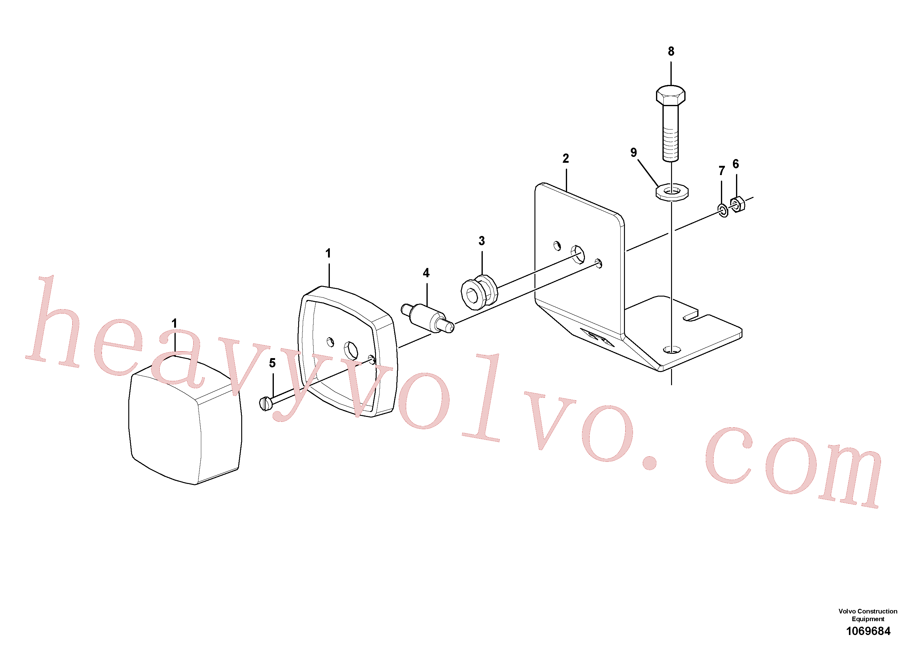 RM96713185 Hexagon screw for Volvo Excavator spare