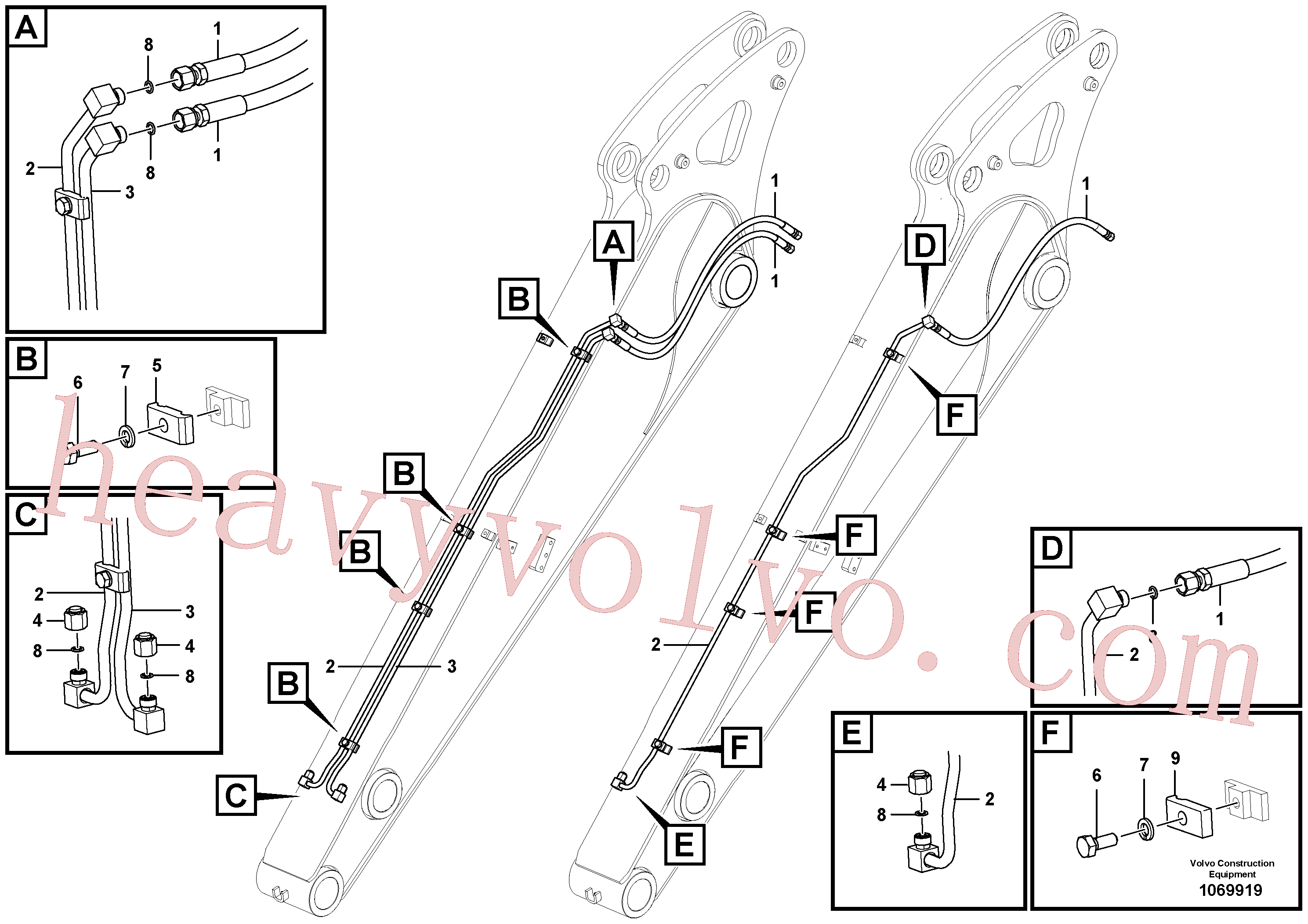 Wholesale VOE14628039 Pipe for Volvo Excavator
