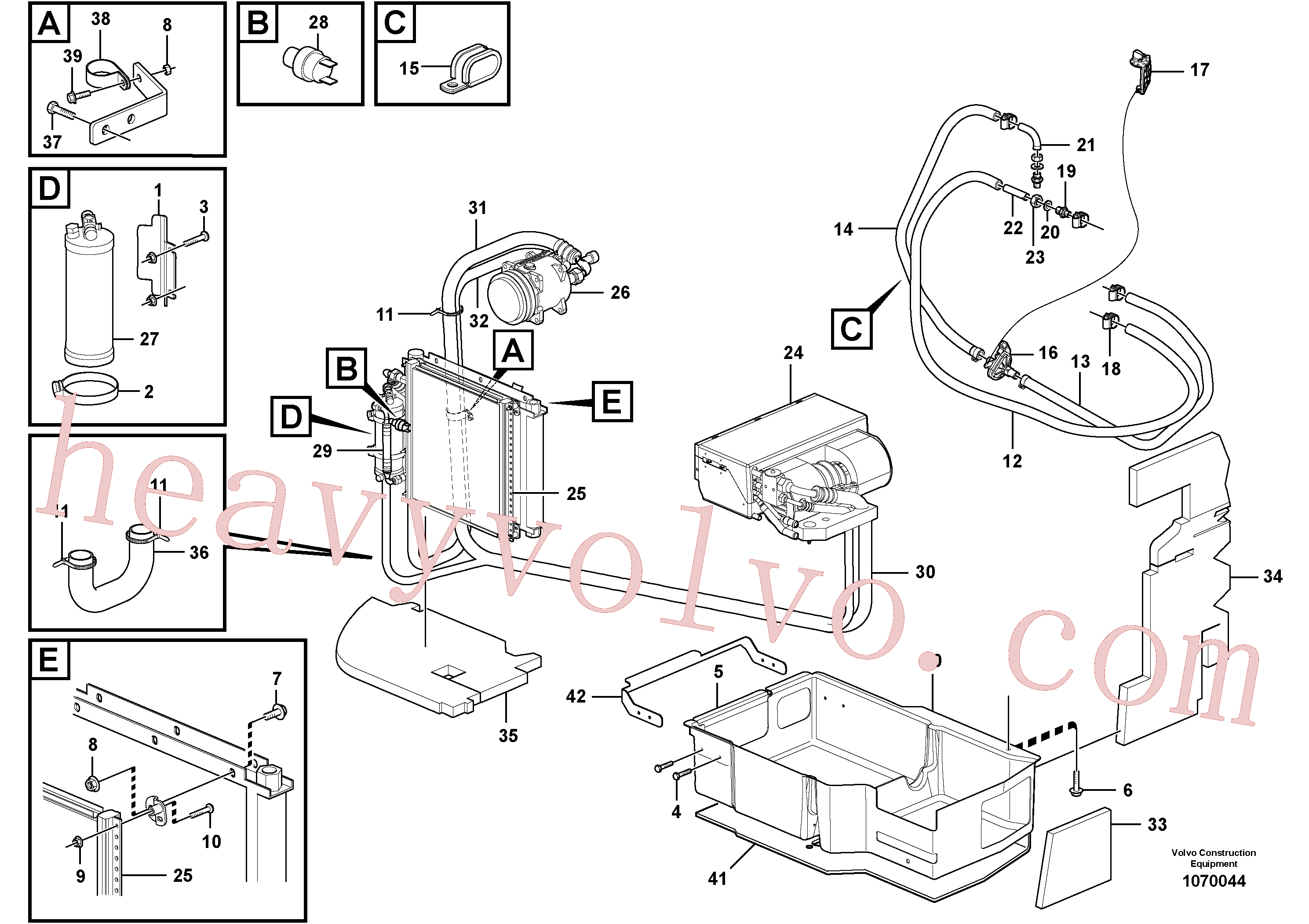 PJ4690299 Clamp for Volvo Excavator spare