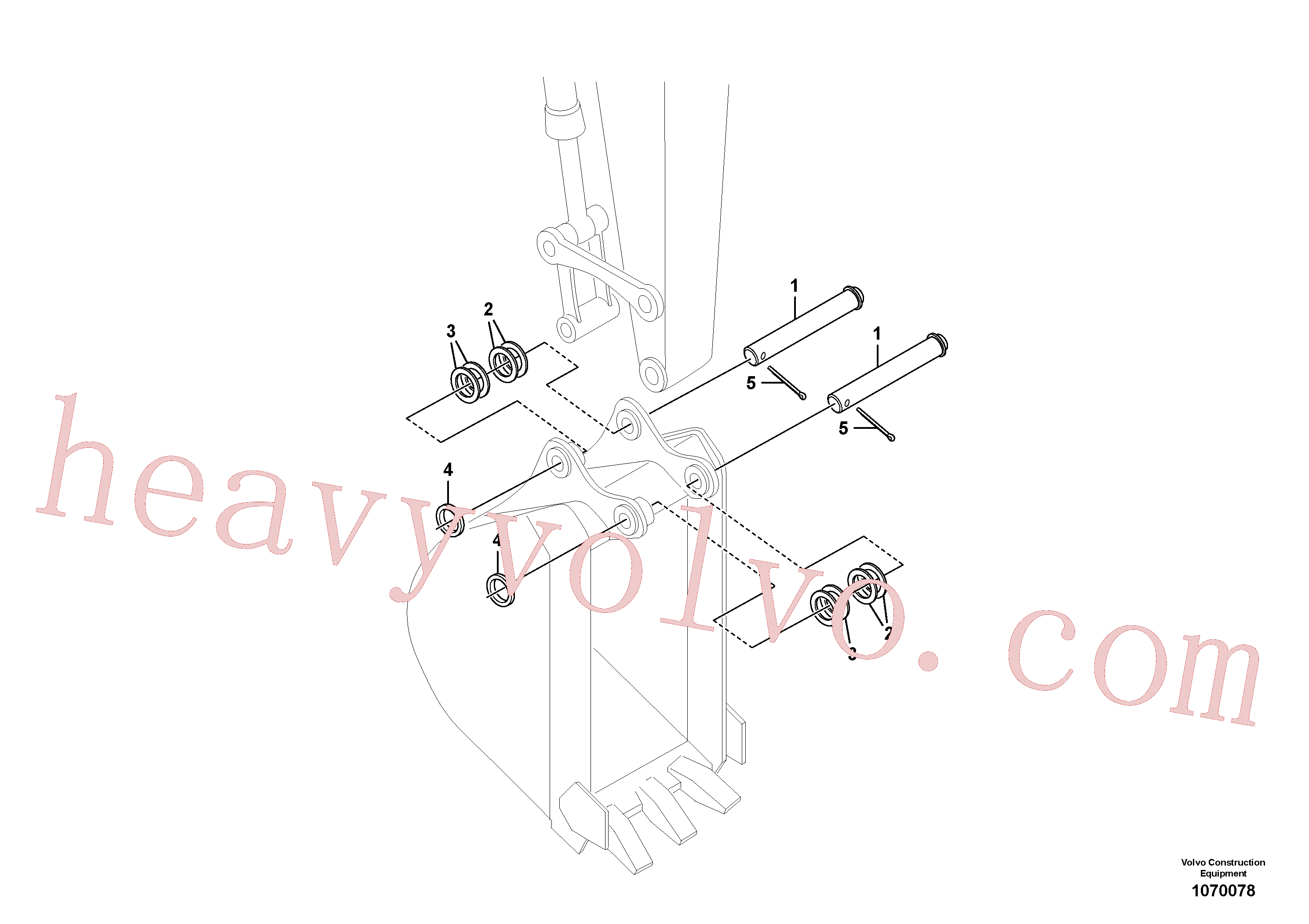 Volvo excavator part VOE14511868 Washer for sale