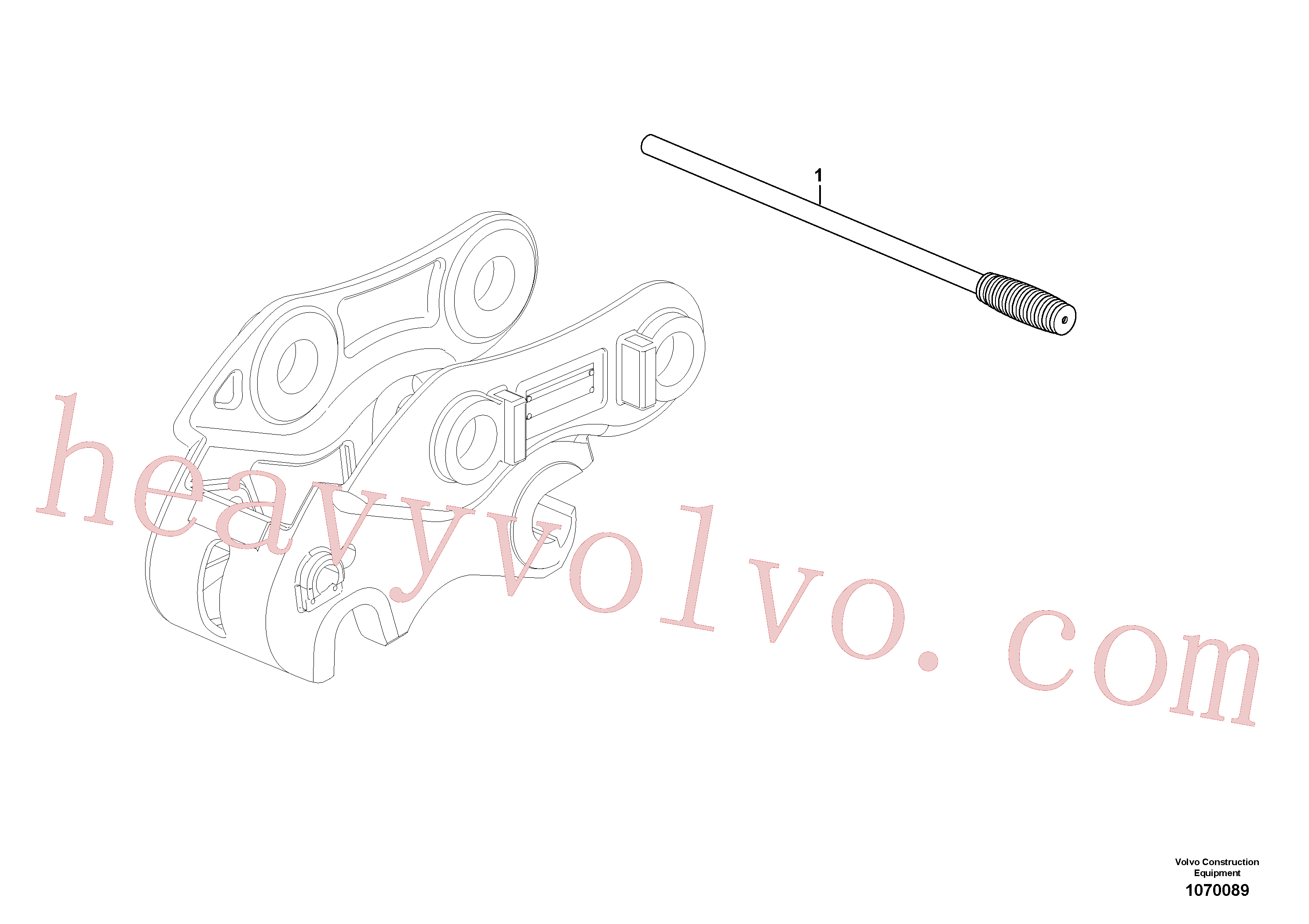 VOE15623585 Handle for Volvo Excavator Parts