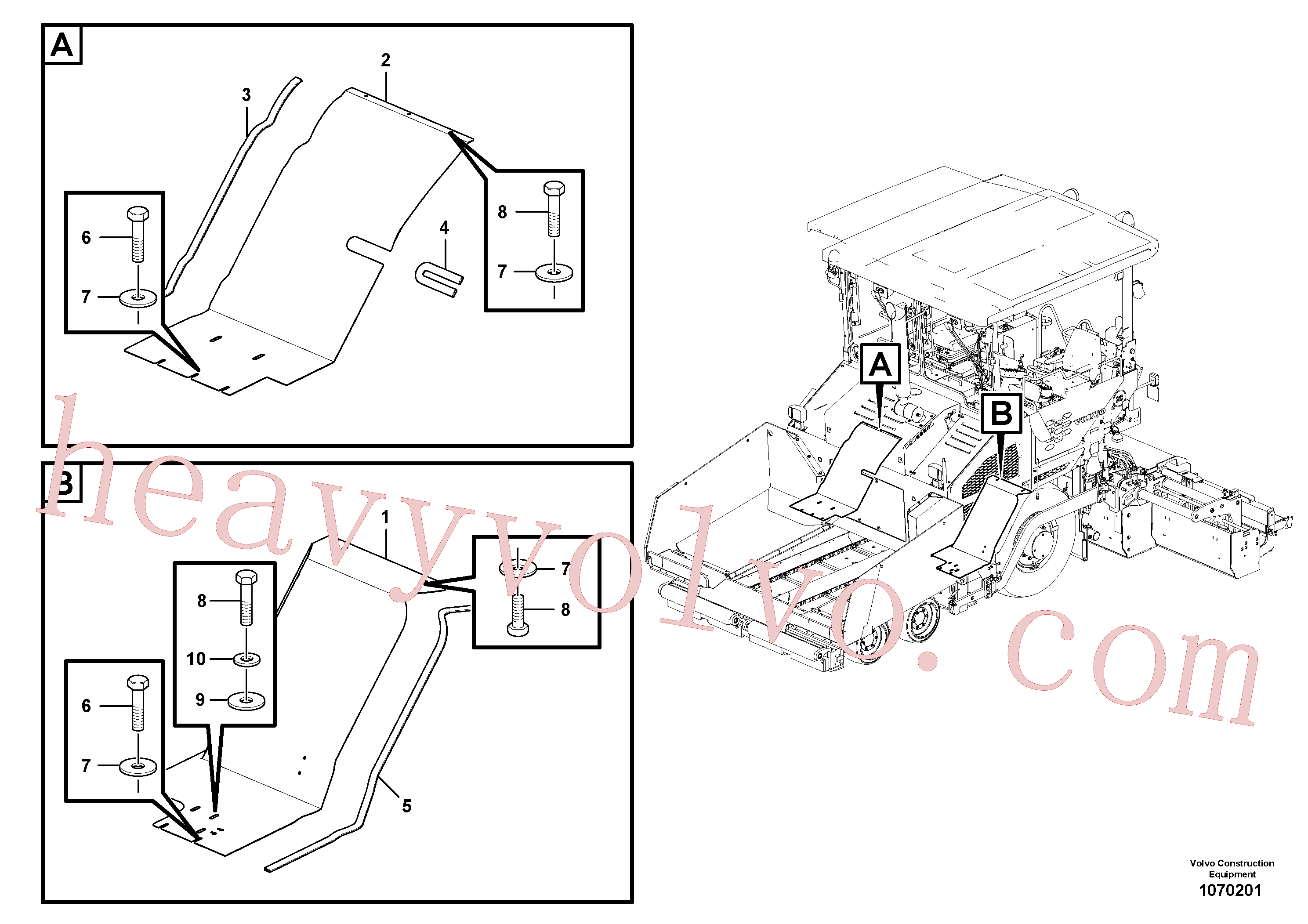 CH14C-05ZI Plain washer for Volvo Excavator spare