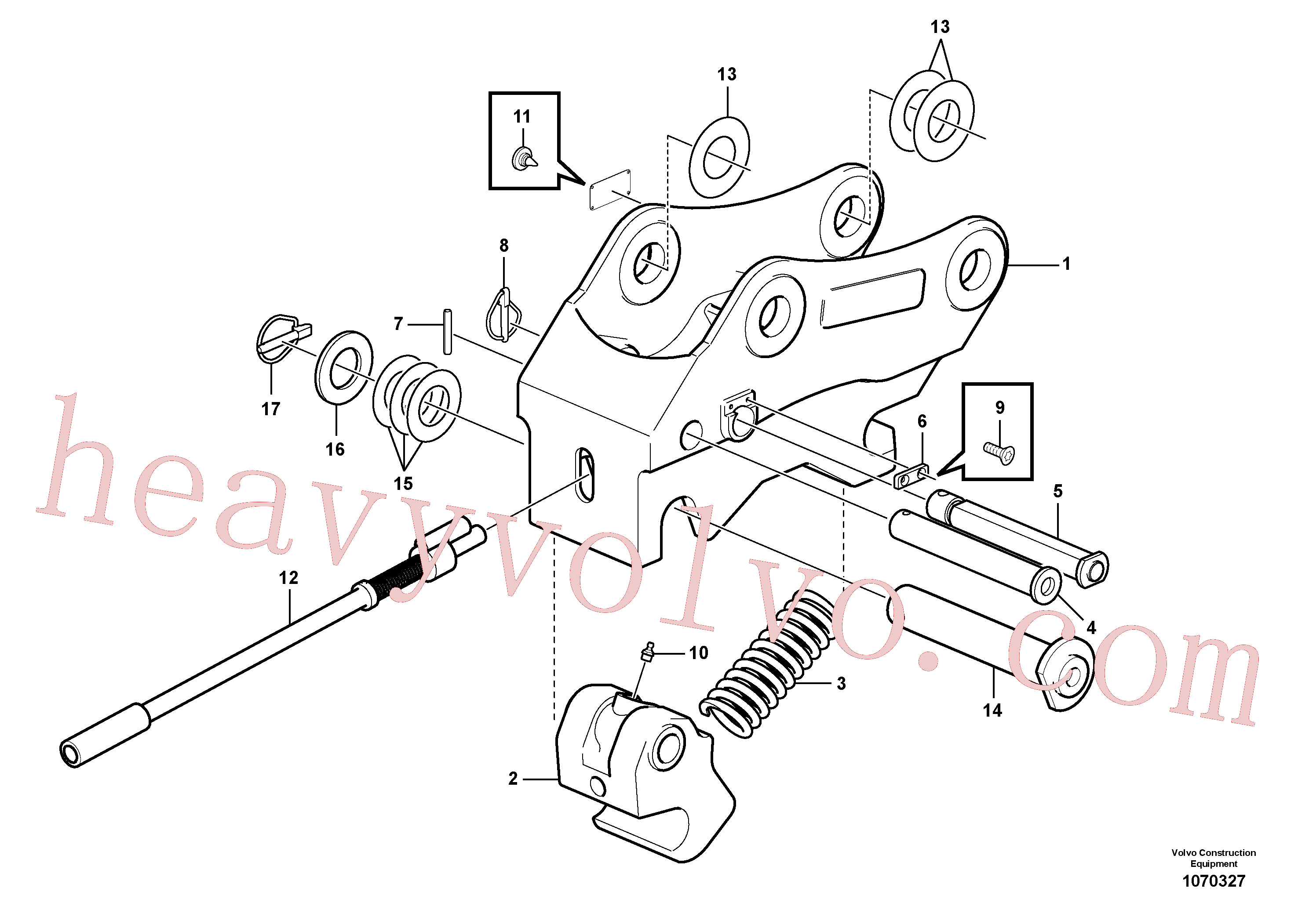 VOE11886254 Handle for Volvo Excavator Parts