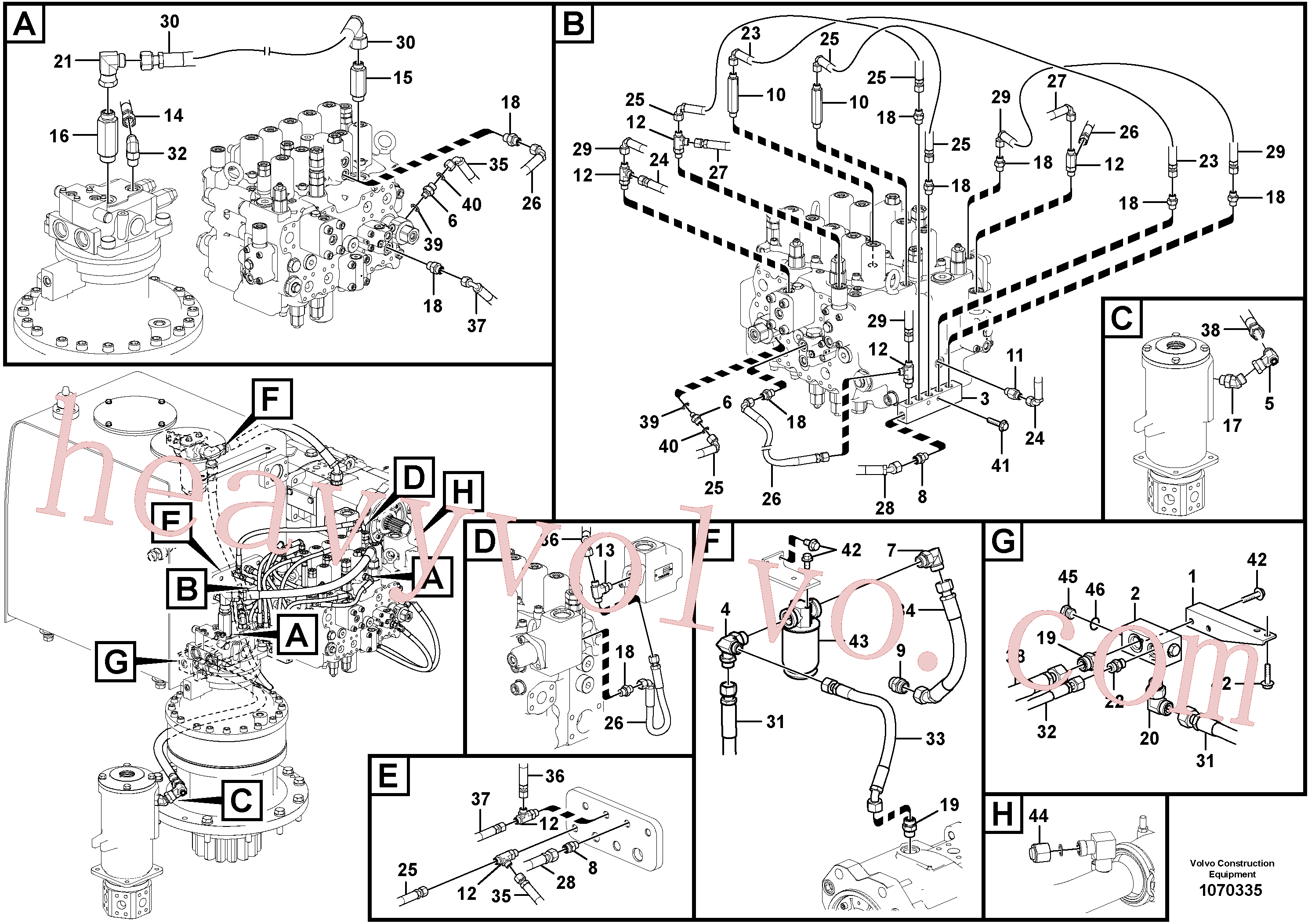 China Made VOE938287 Rockmaster/1SC parts for Volvo Excavator