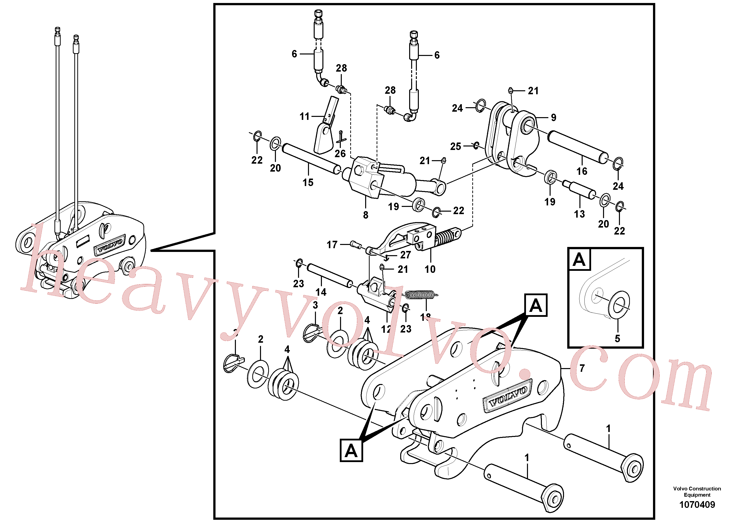 Volvo VOE15412613 Spring aftermarket part for sale