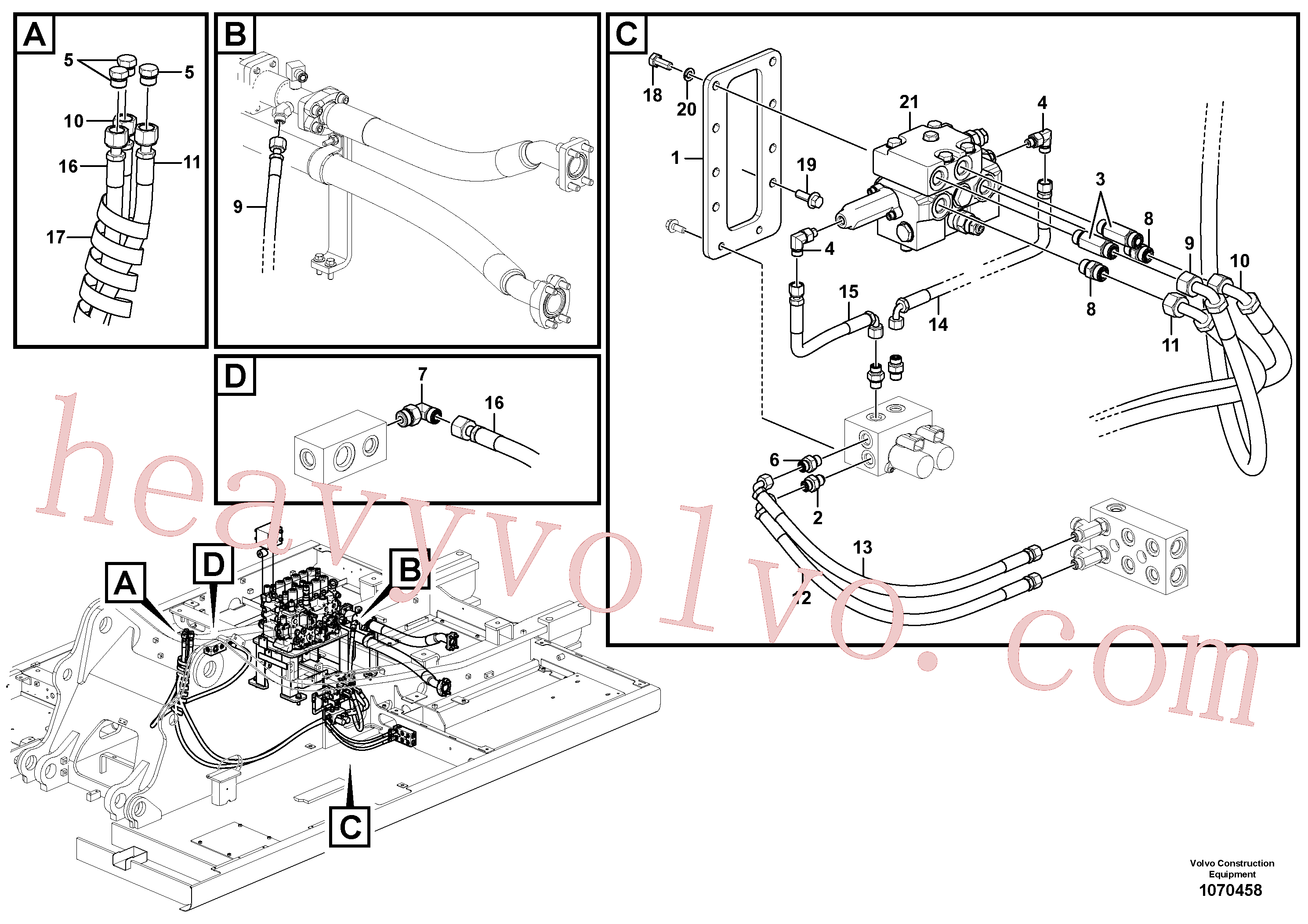 VOE15169206 Pilot for Volvo Excavator spare