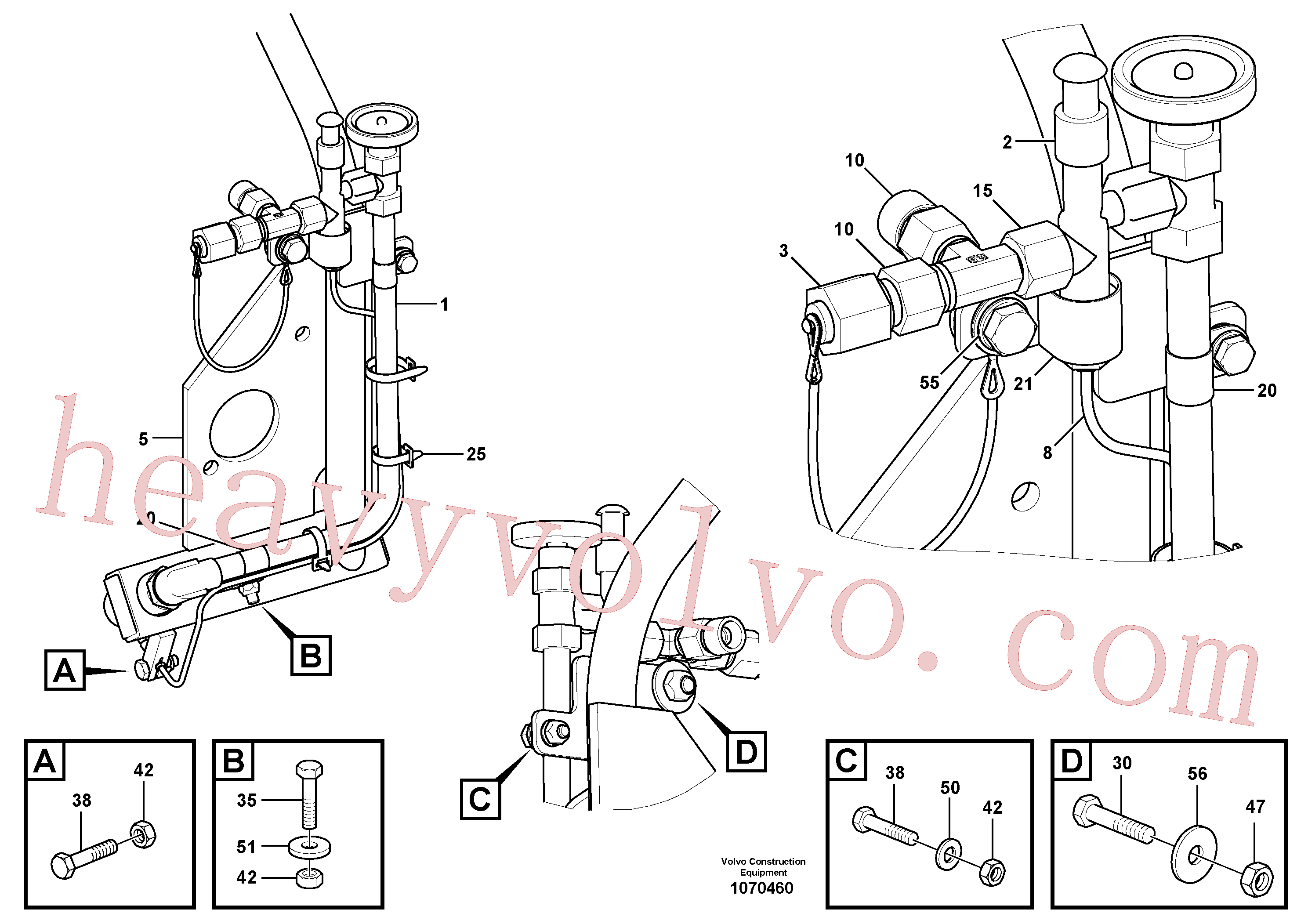 Volvo excavator part RM13966445 Burner for sale