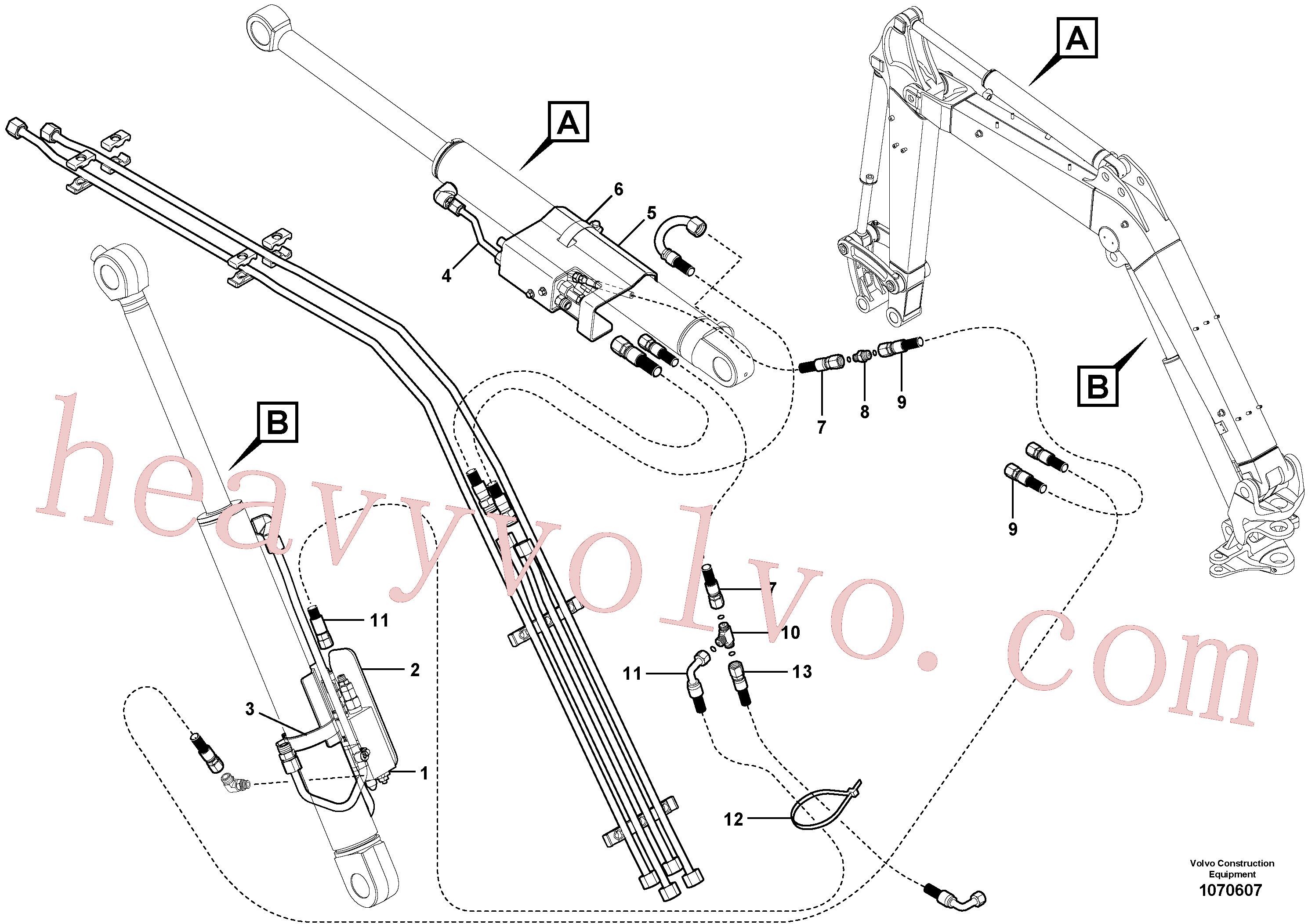 Volvo Assembly VOE15104312 Hose assembly for sale
