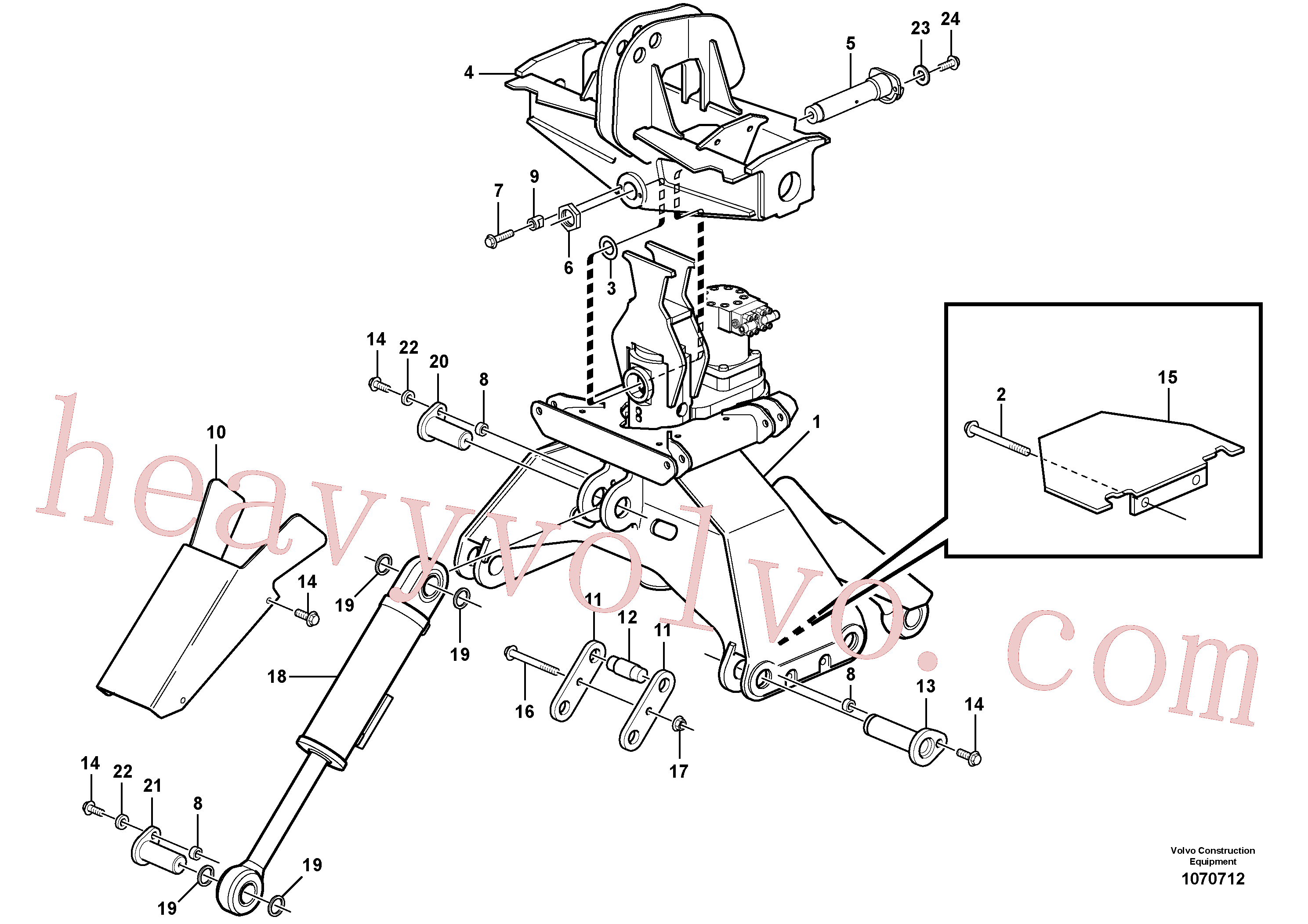 Wholesale VOE60113121 Flange screw for Volvo Excavator