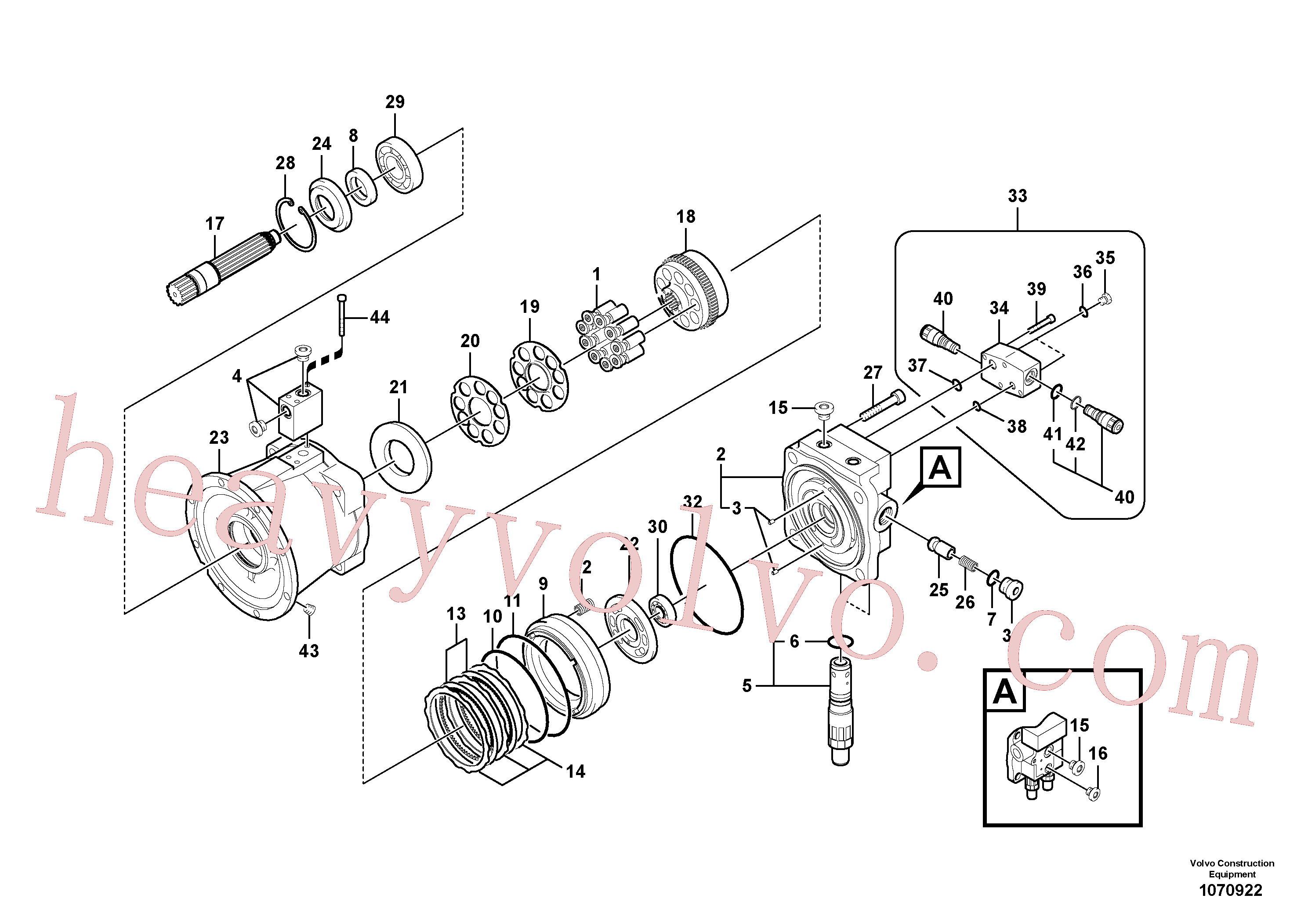 Volvo VOE14512953 Piston aftermarket part for sale
