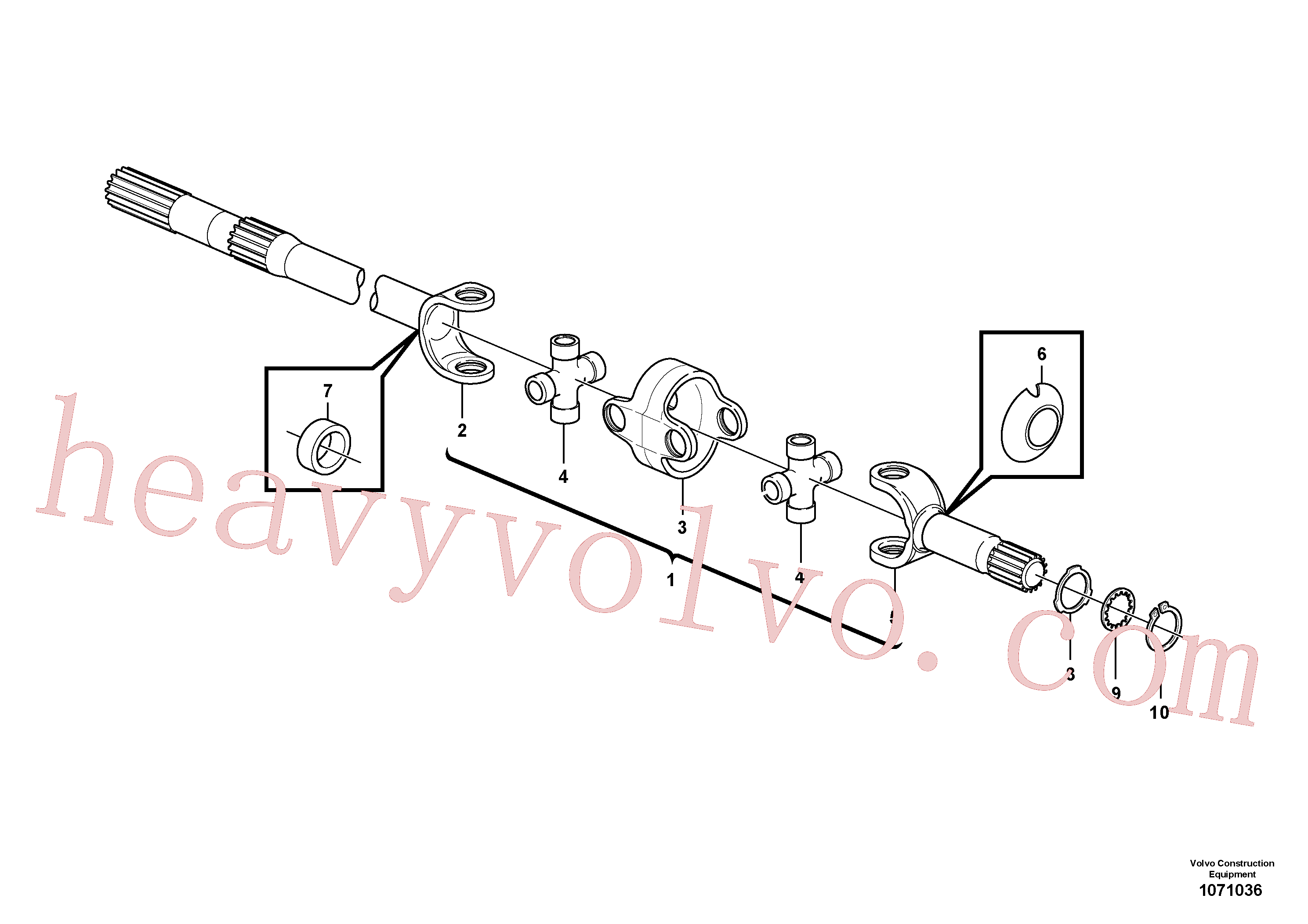 Volvo VOE11709077 Lock ring aftermarket part for sale