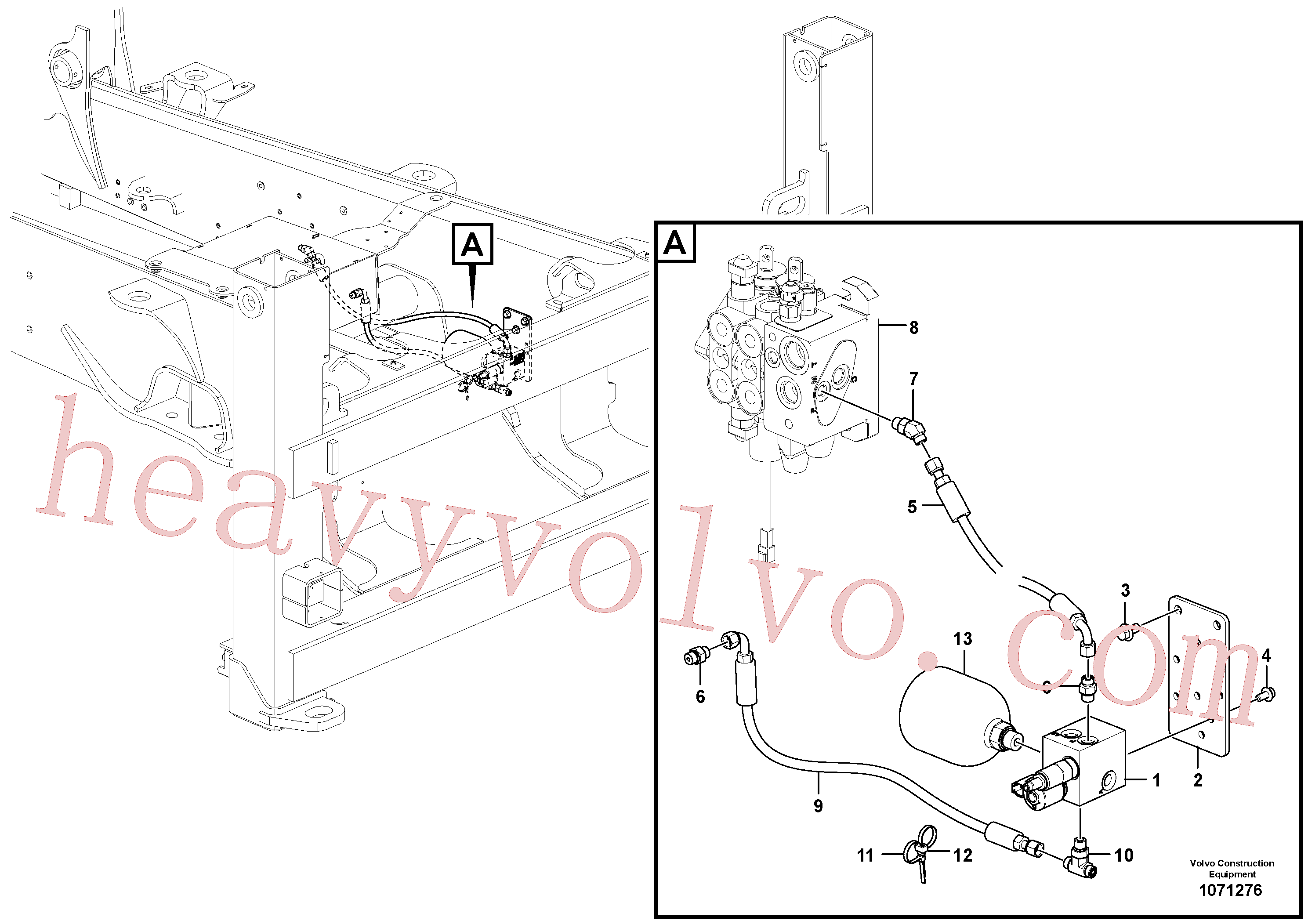 Volvo excavator part VOE15144116 Solenoid coil for sale