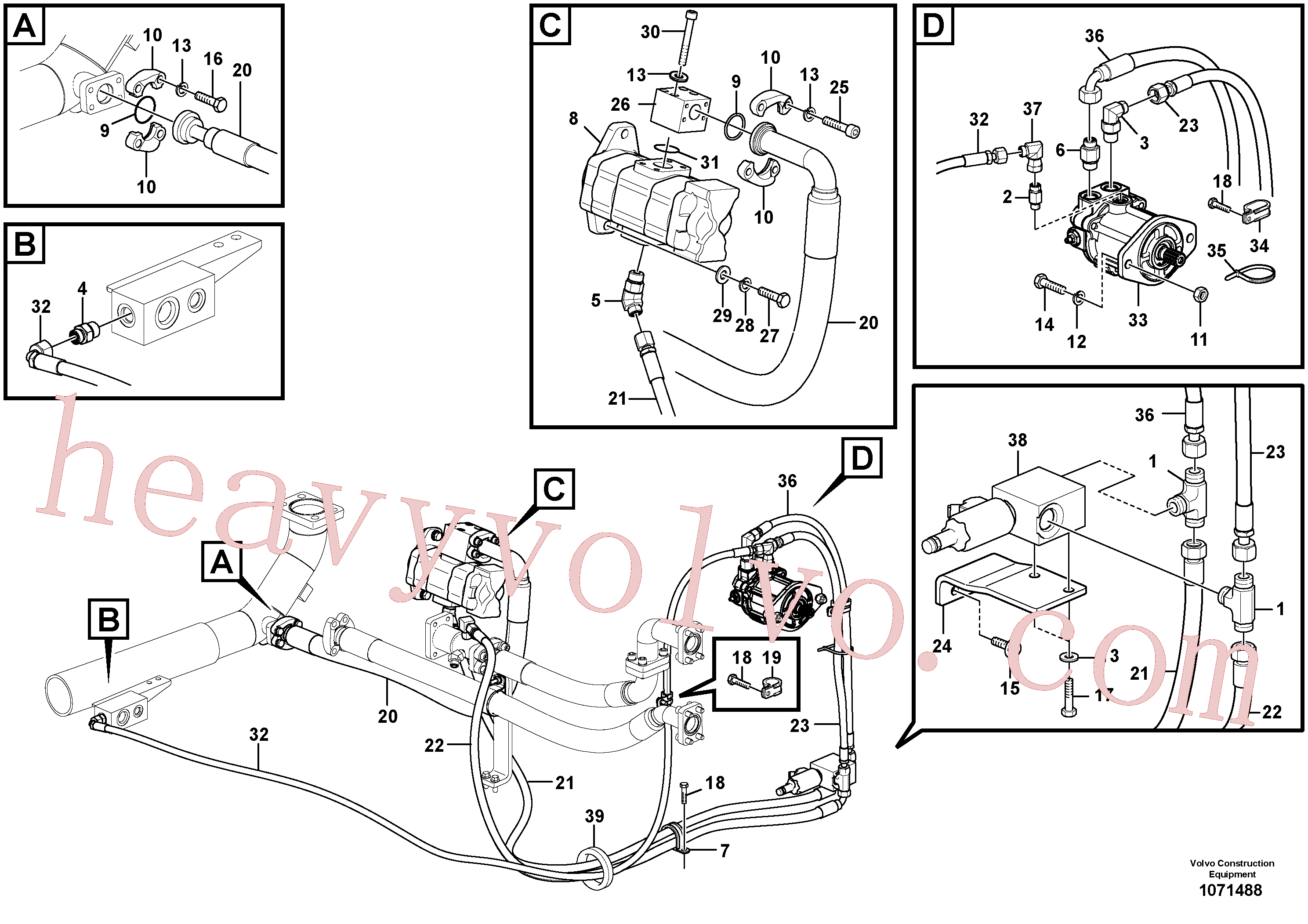 Volvo excavator part VOE15000790 Rockmaster/1SC for sale