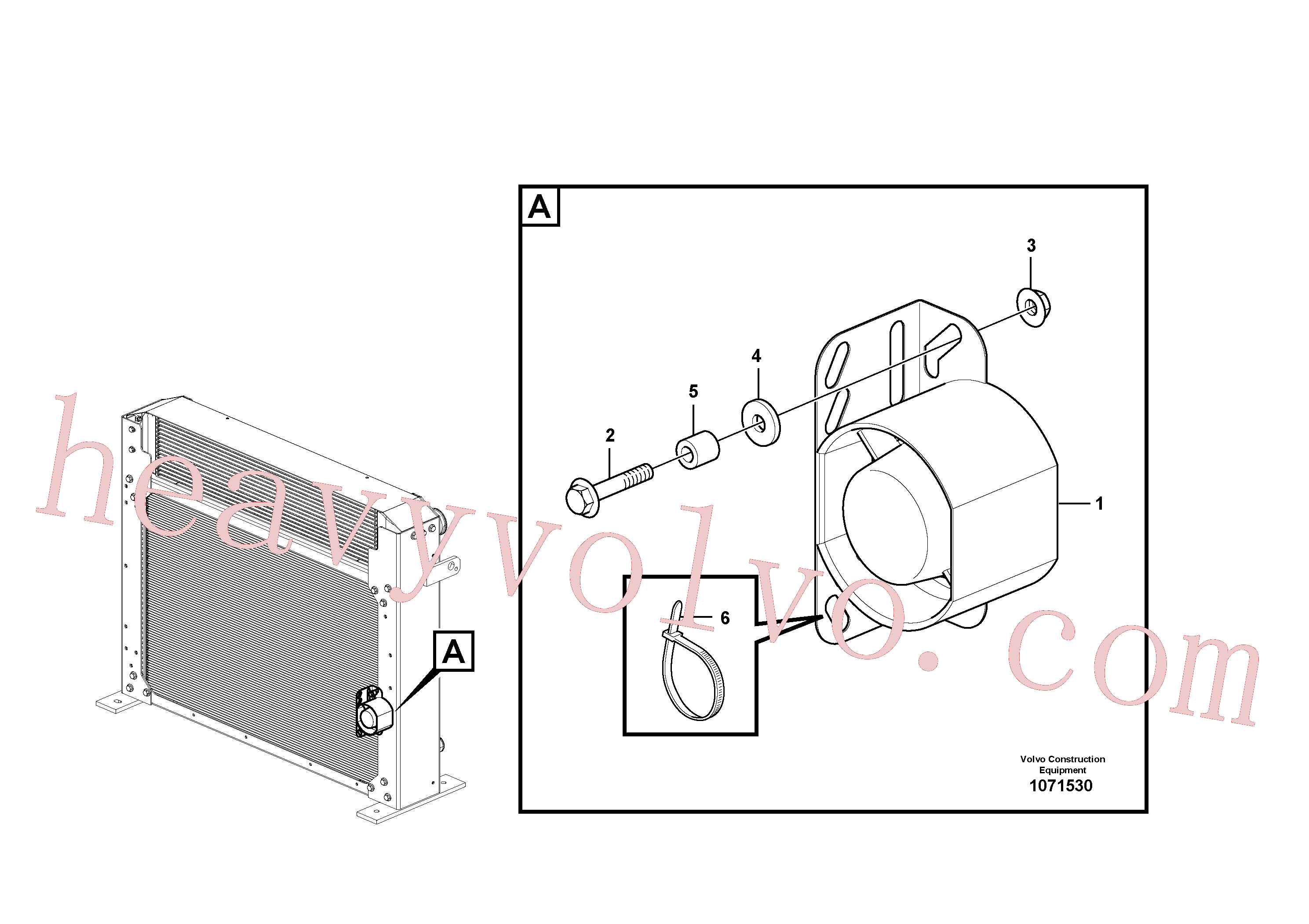 Volvo excavator part VOE994848 Washer for sale