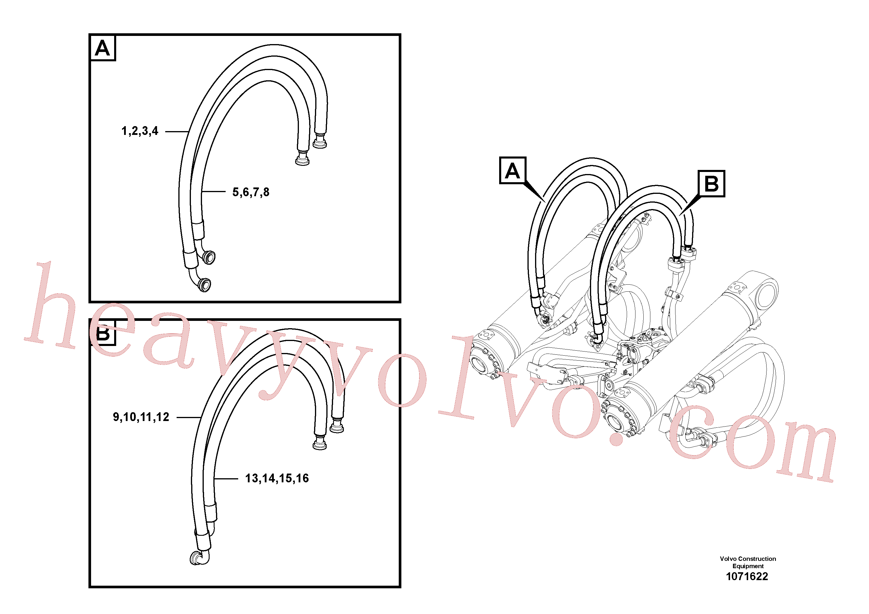 VOE17241946 Xtraflex/6000 for Volvo Excavator spare