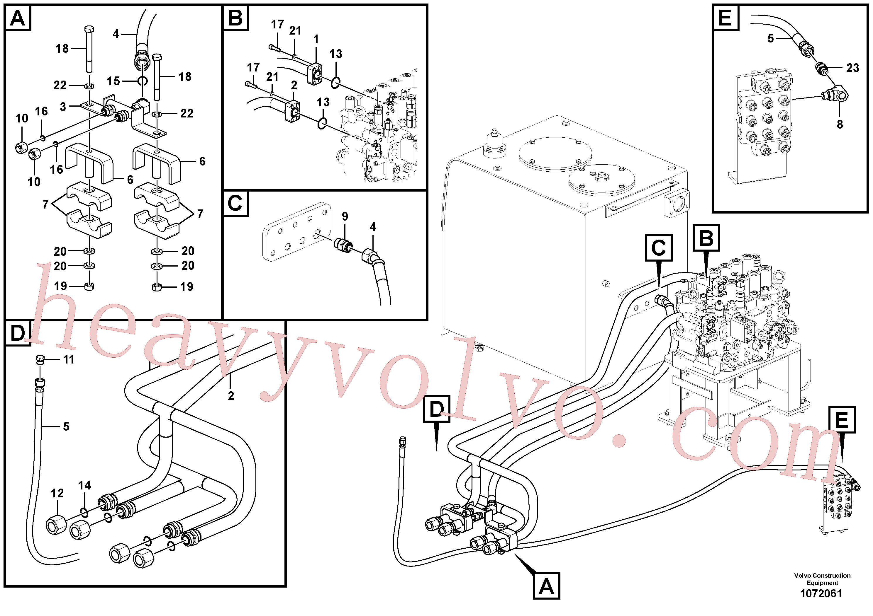 Volvo Assembly VOE938190 Hose assembly for sale