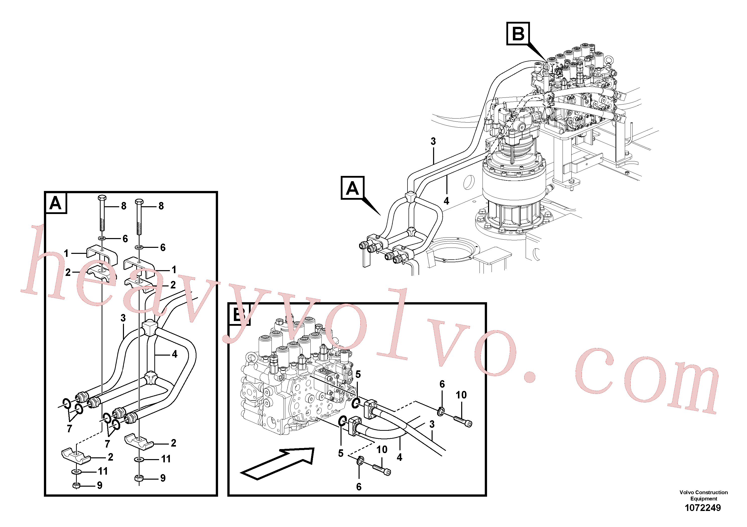 Wholesale SA1142-01260 Clamp for Volvo Excavator