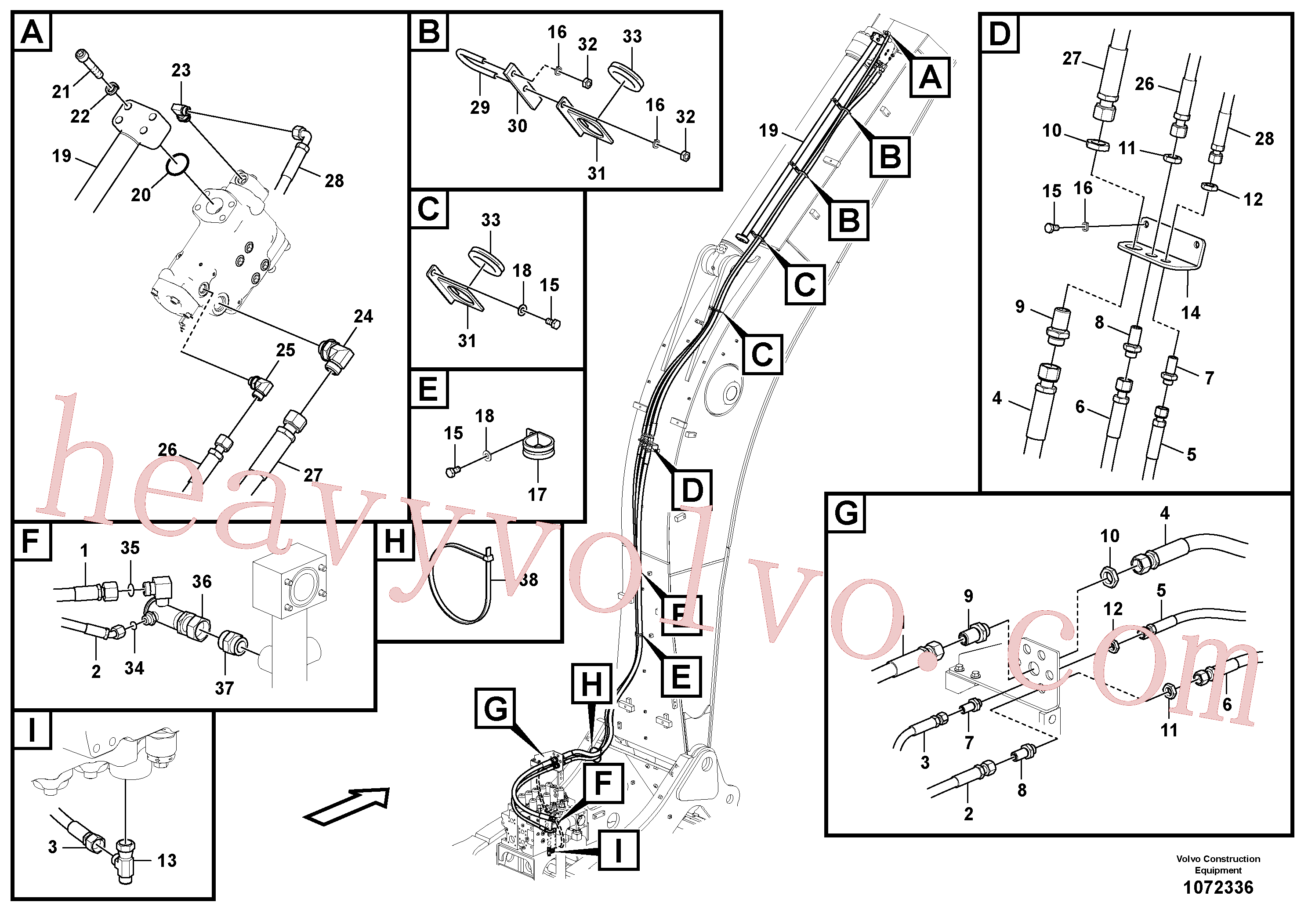 Volvo excavator part VOE14880633 U-bolt for sale