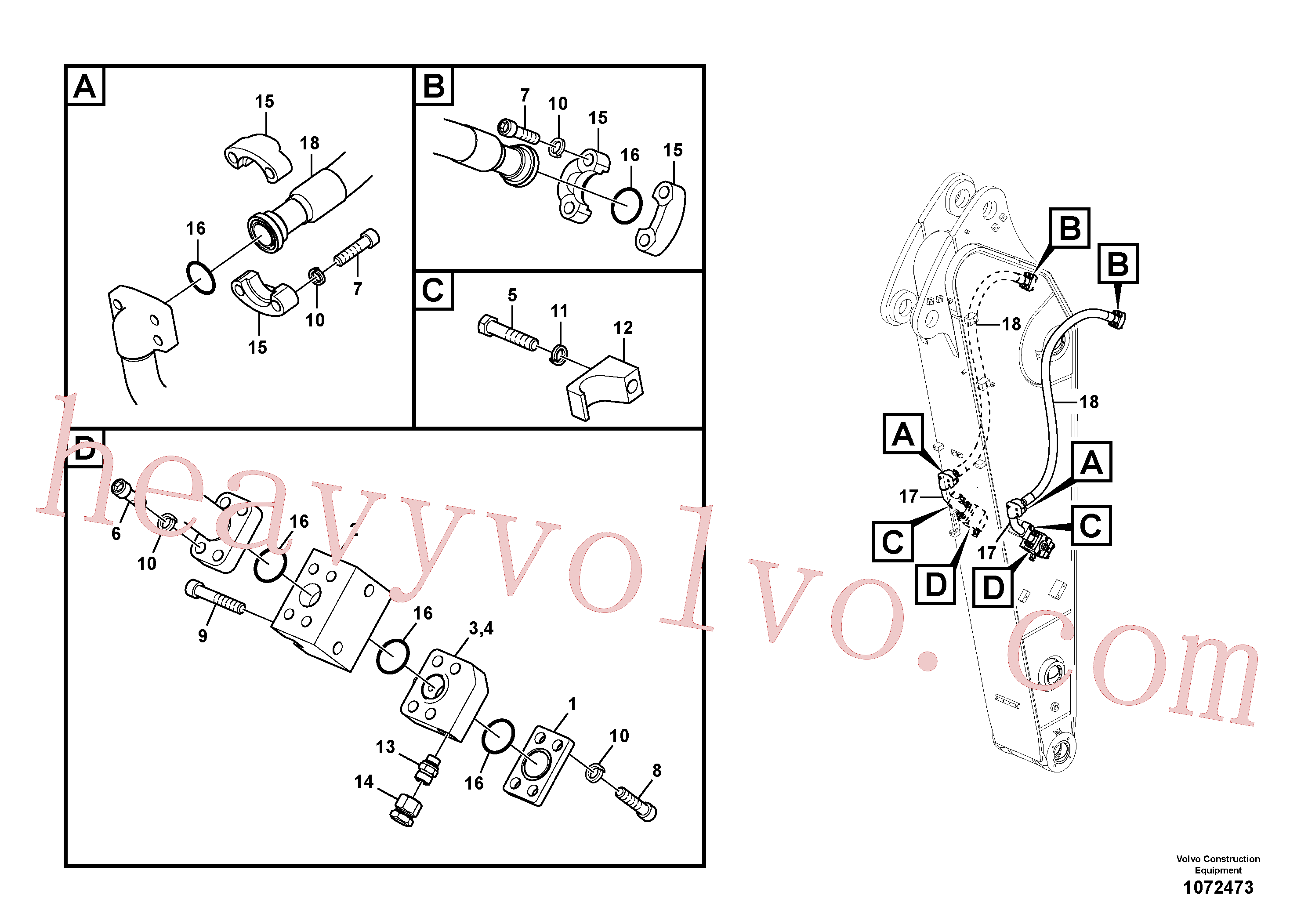 SA9415-35011 Plug for Volvo Excavator spare