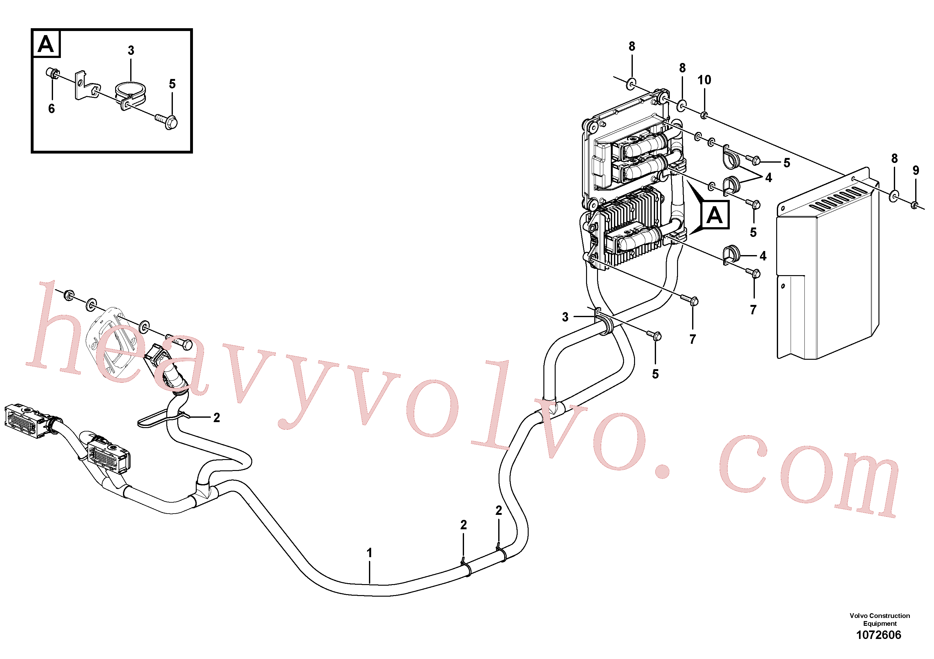 RM14149256 Hose clamp for Volvo Excavator spare