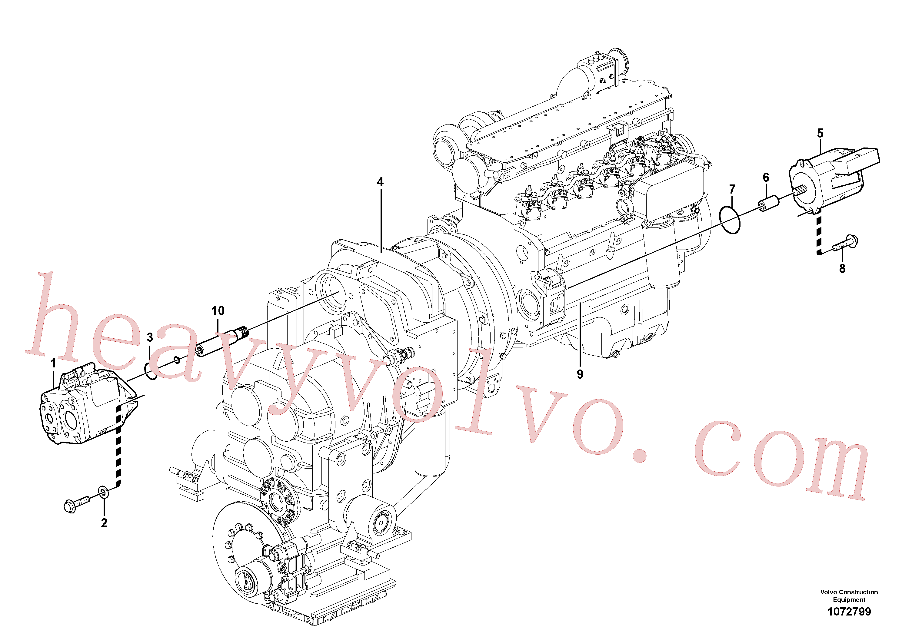 Wholesale VOE11411977 Hydraulic pump for Volvo Excavator