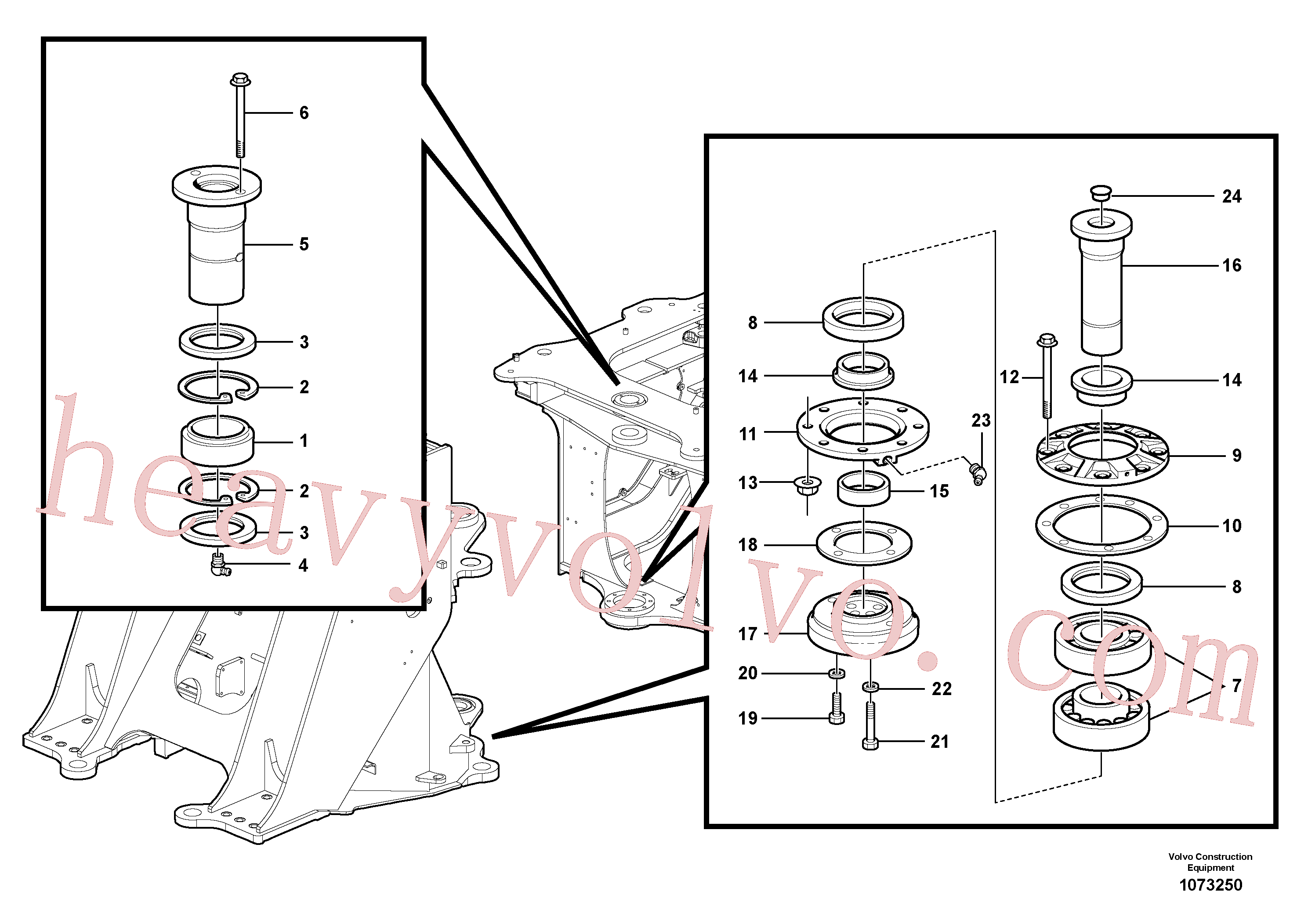 Wholesale VOE60113121 Flange screw for Volvo Excavator