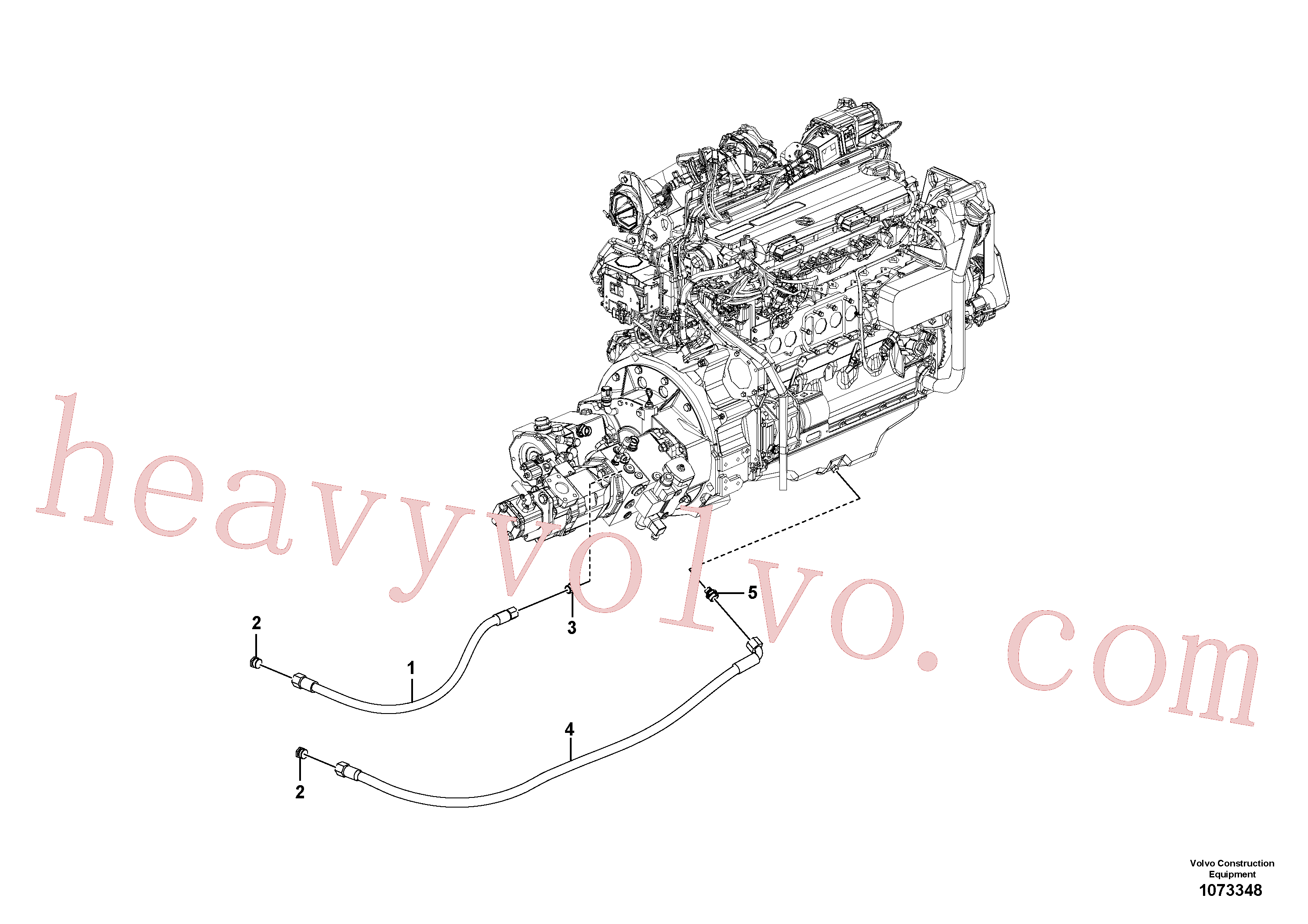 Volvo Assembly VOE937095 Hose assembly for sale