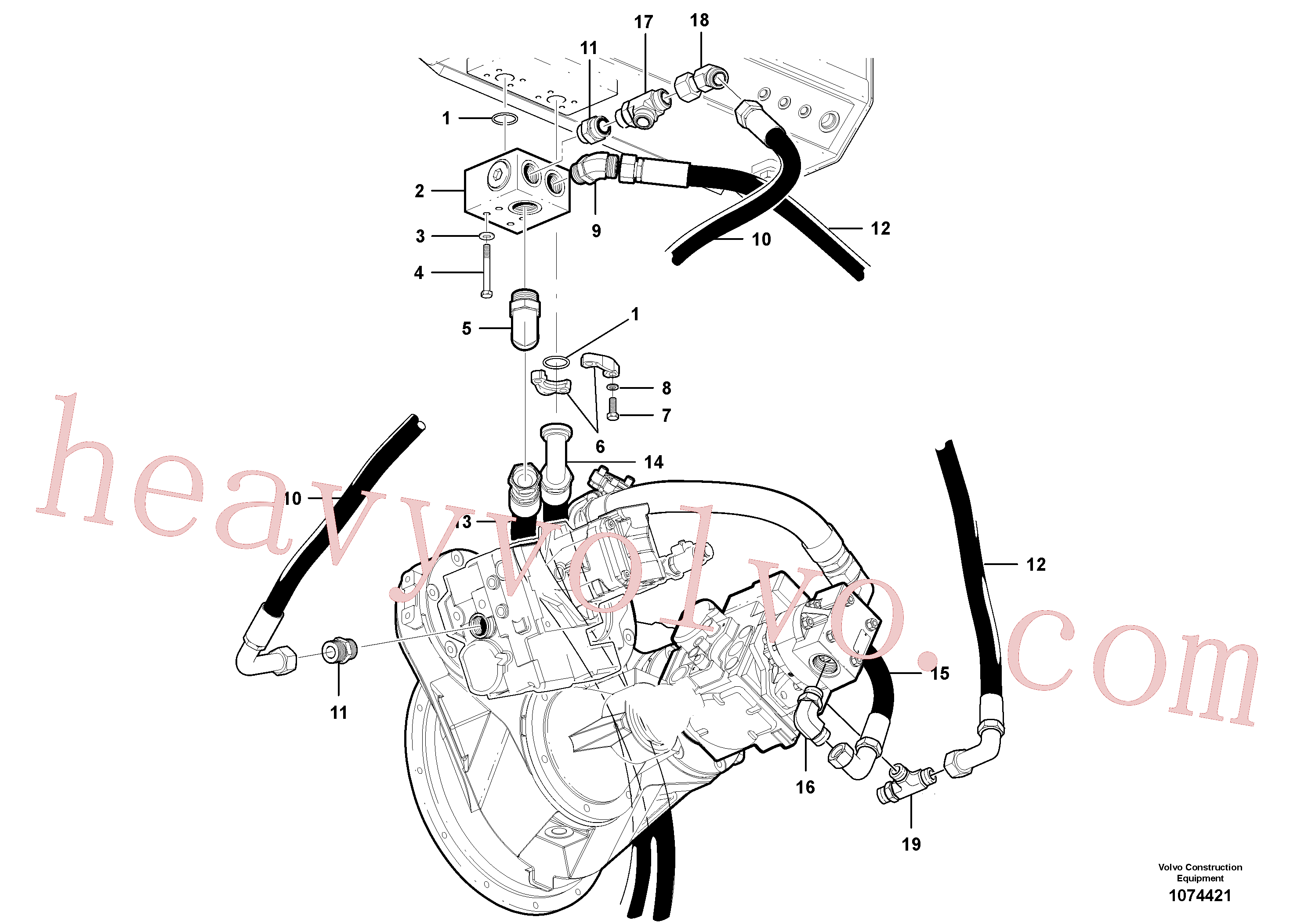 Volvo excavator part VOE13949238 O-ring for sale