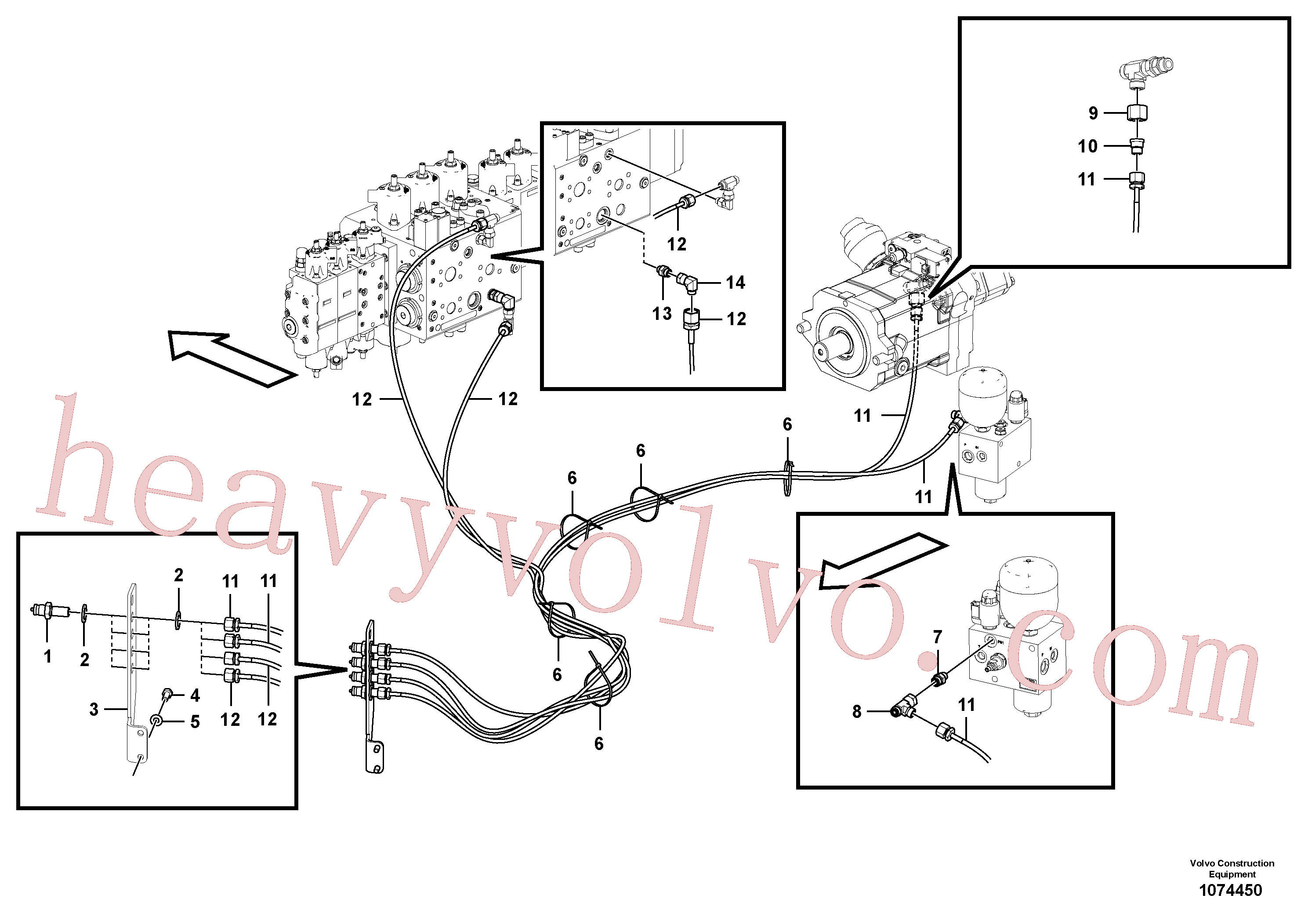 Wholesale VOE937272 Nipple, Fitting for Volvo Excavator