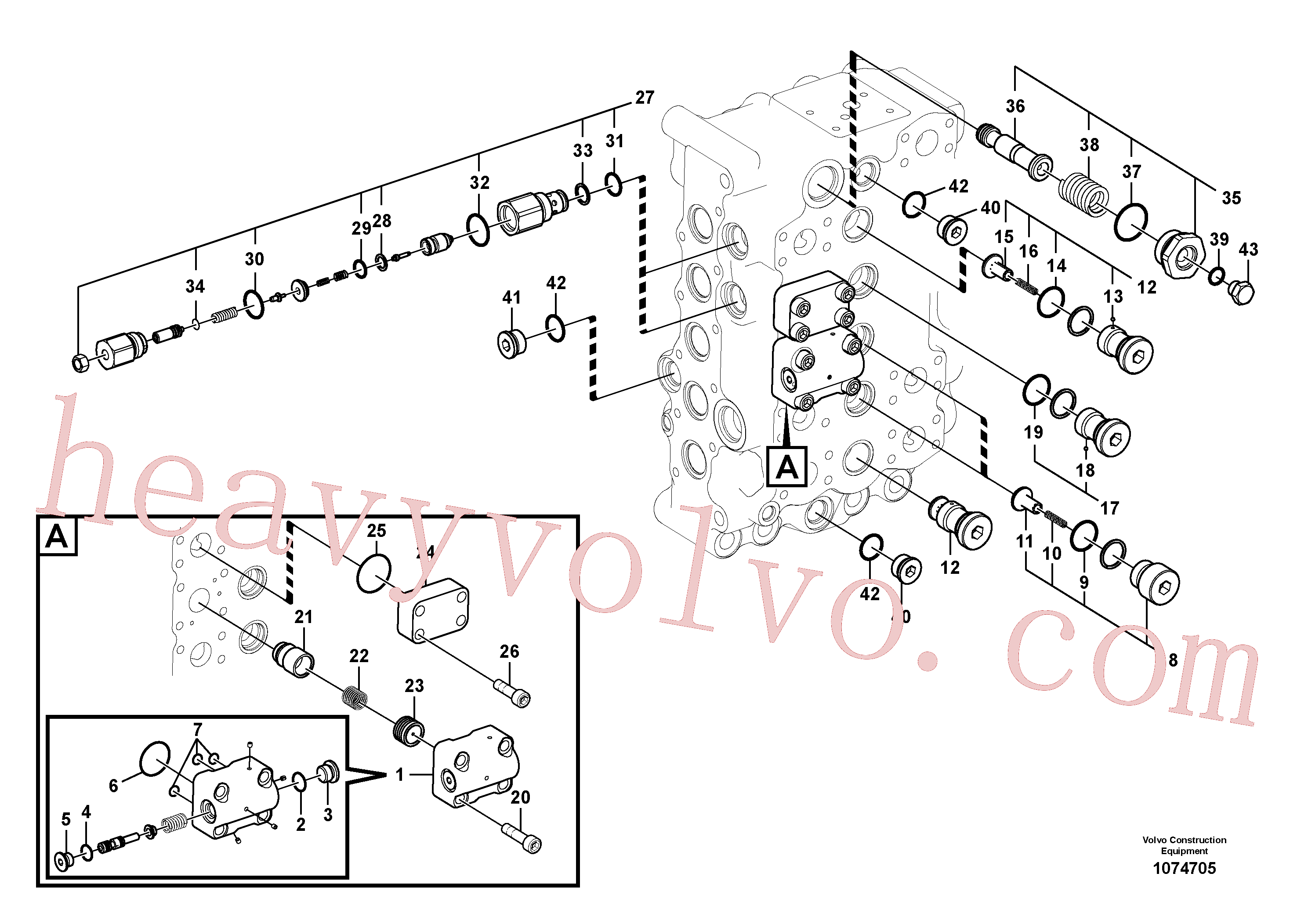 SA7273-10480 Spring for Volvo Excavator Parts