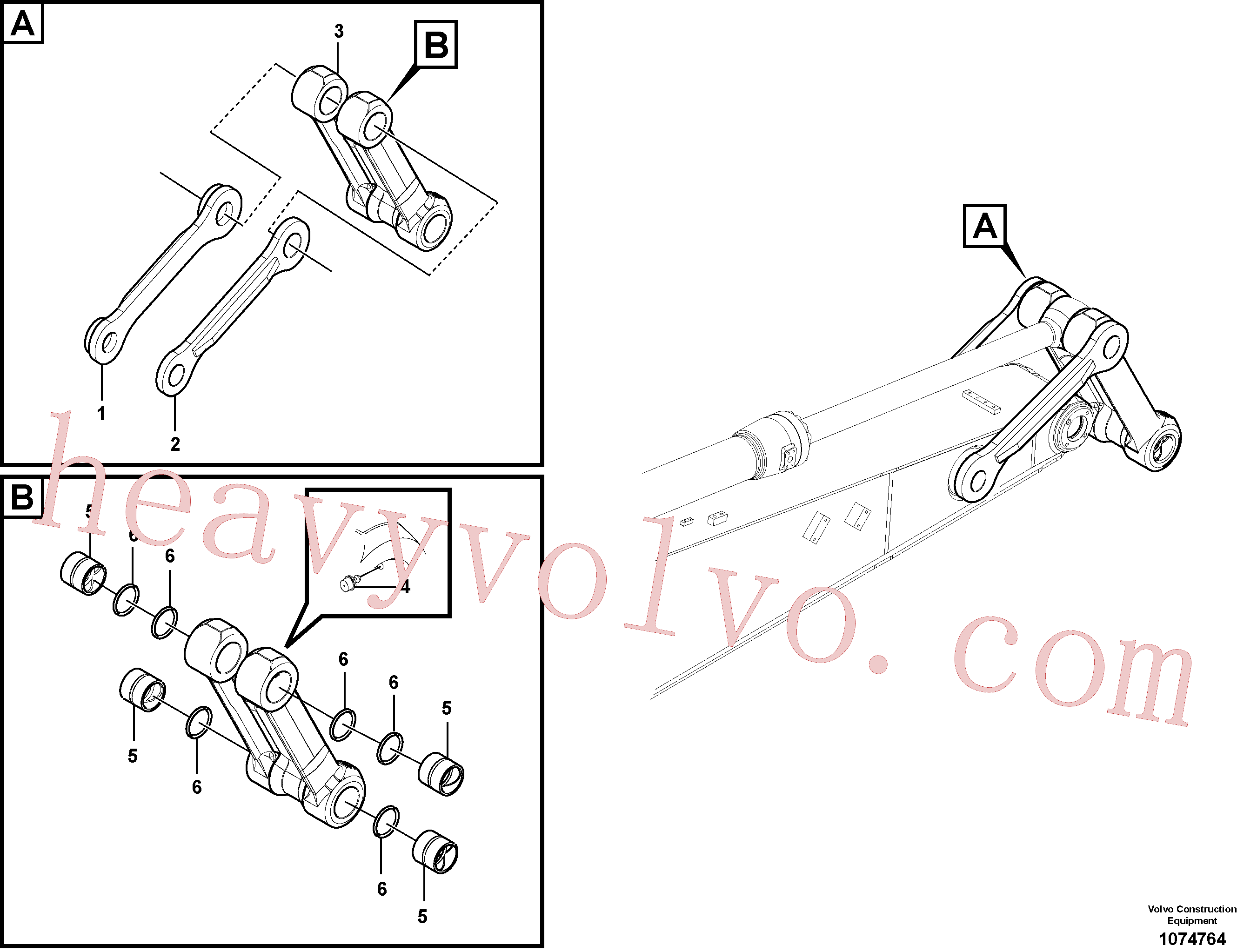 Volvo Assembly VOE14563075 Connecting rod for sale