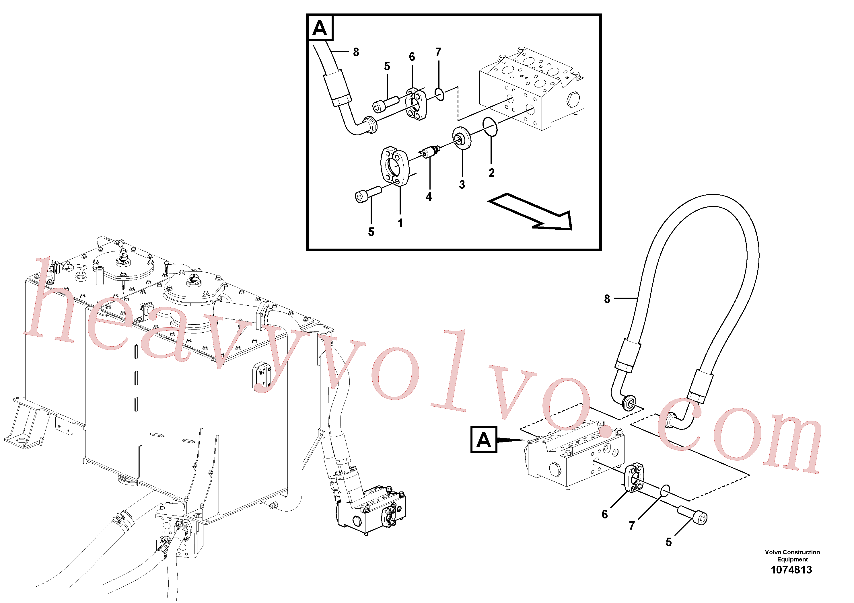 Volvo excavator part VOE13949238 O-ring for sale