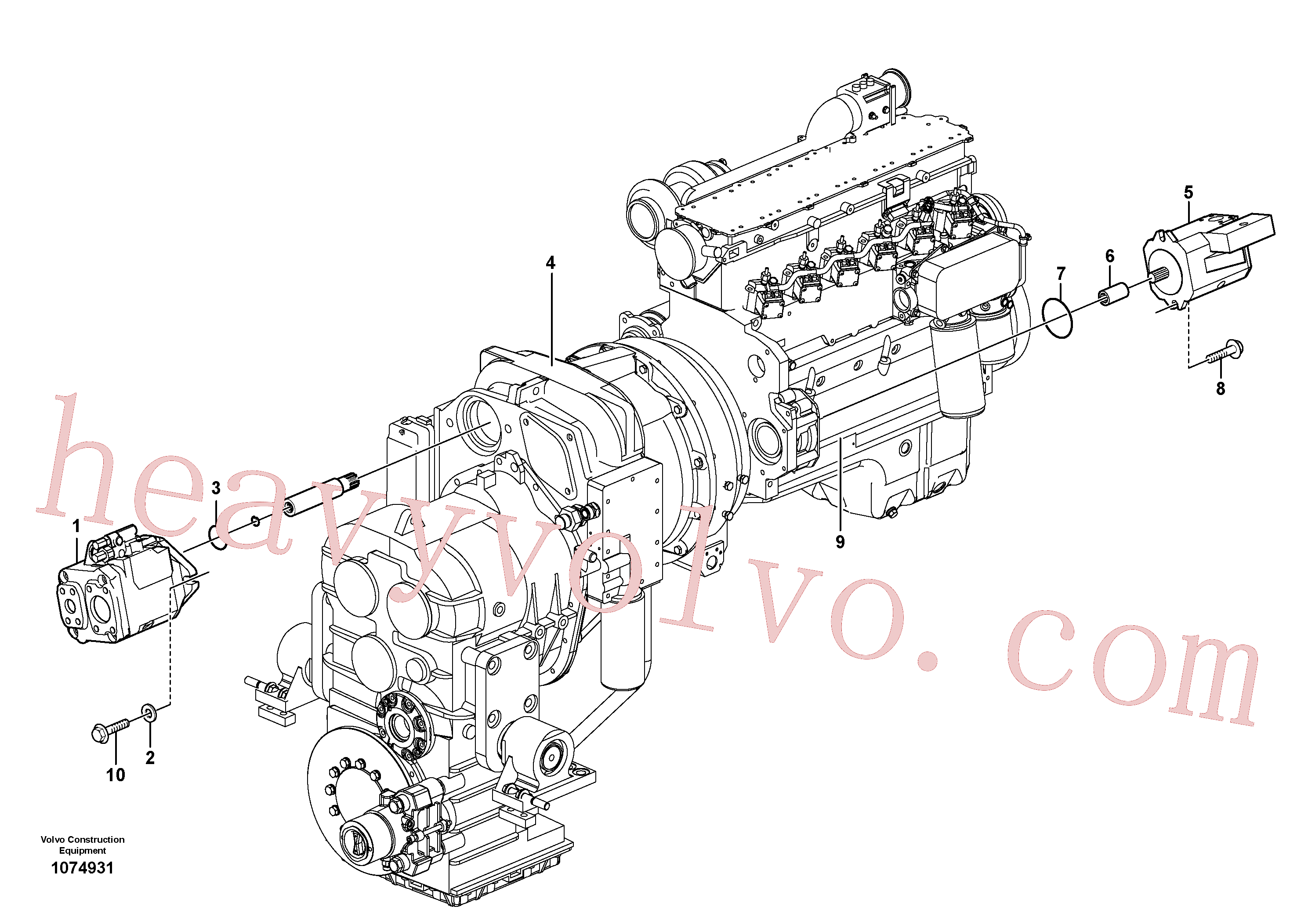 Wholesale SA9011-21621 Hexagon screw for Volvo Excavator