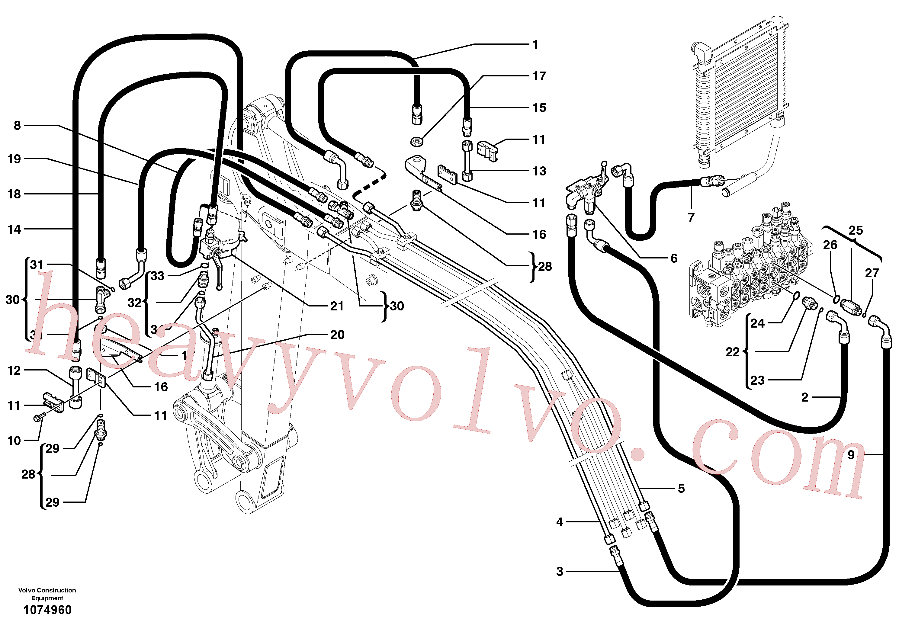 Wholesale VOE11803526 Hose assembly for Volvo Excavator