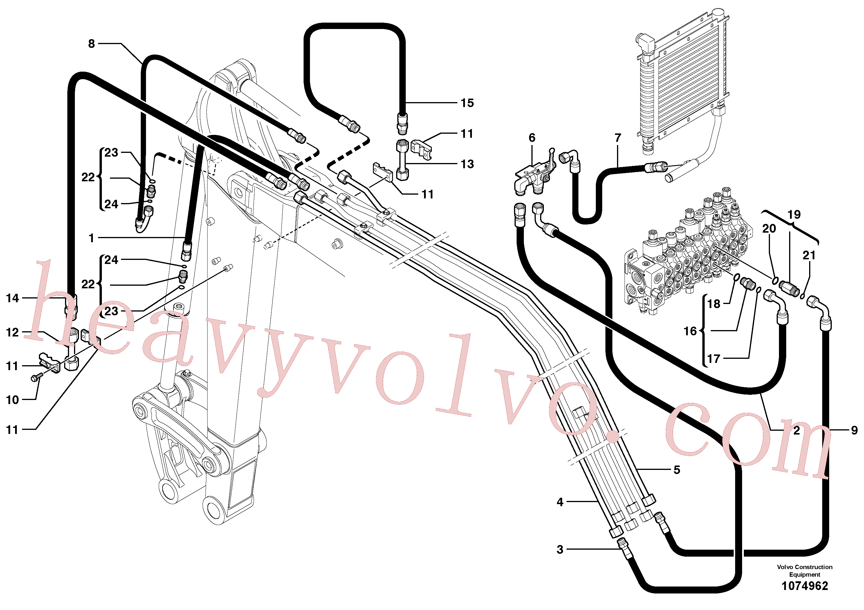 China Made VOE936889 Eternity/2 parts for Volvo Excavator