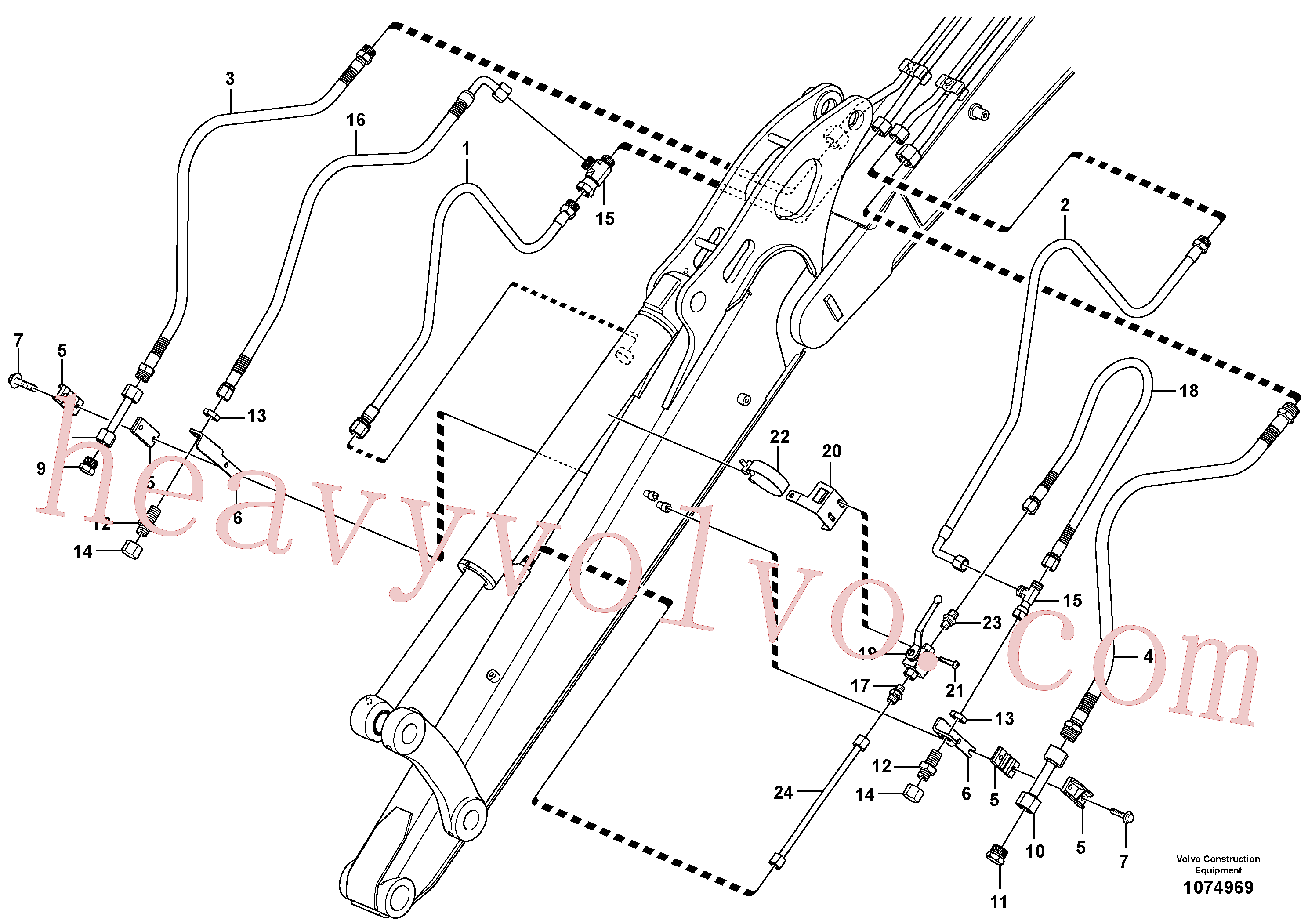 Wholesale VOE11803526 Hose assembly for Volvo Excavator