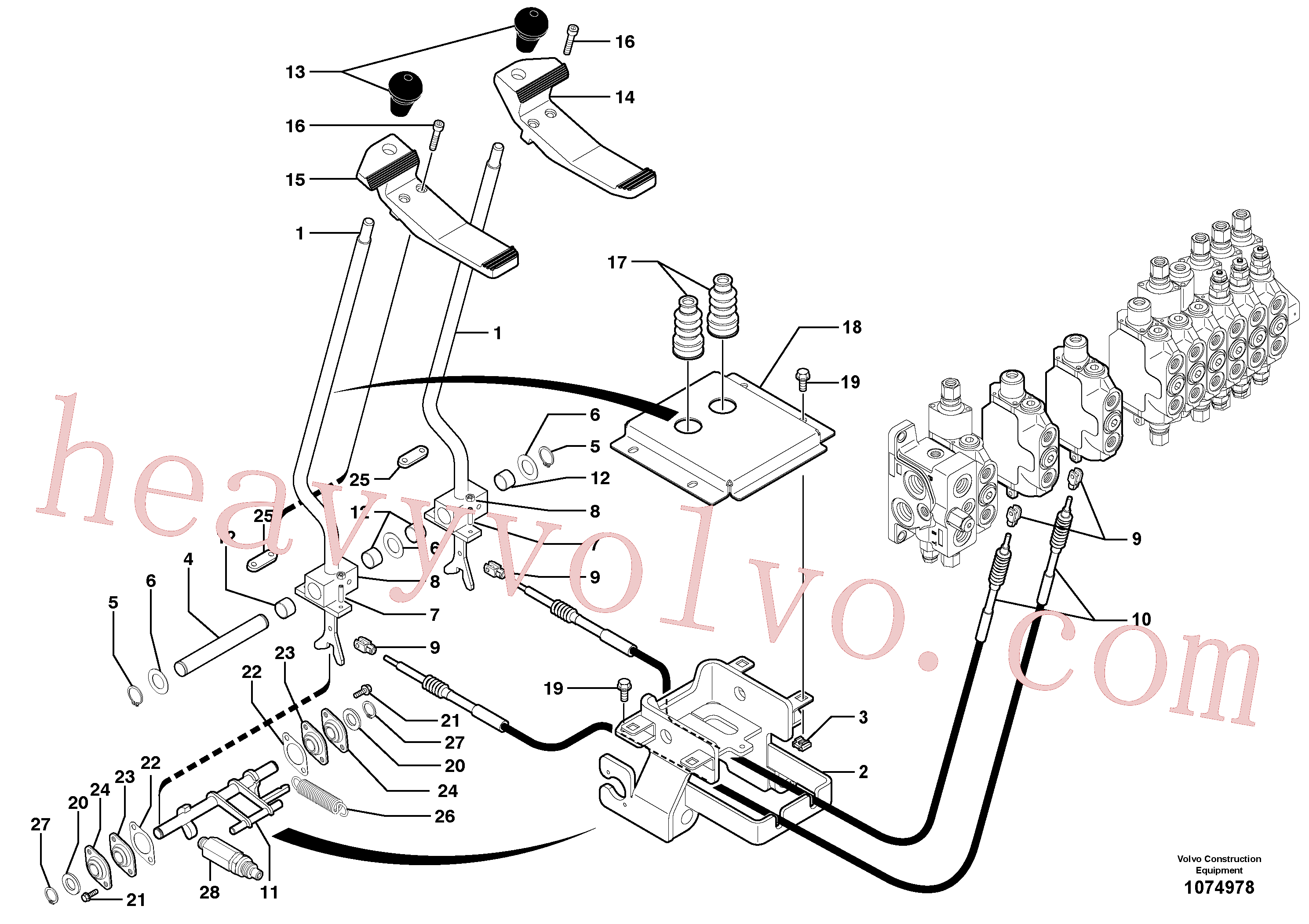 VOE11802566 Spring for Volvo Excavator spare