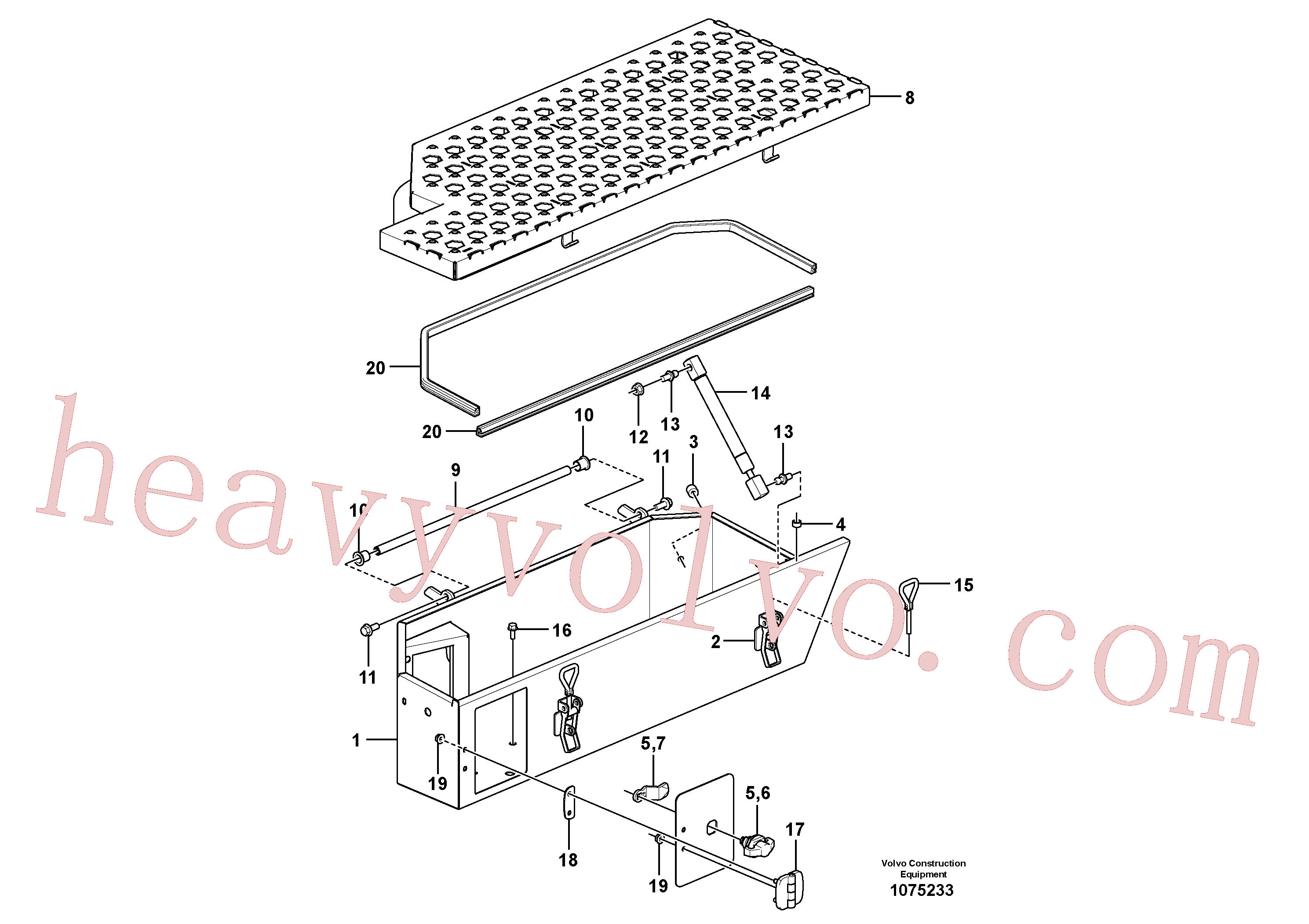 Wholesale VOE60113166 Flange lock nut for Volvo Excavator