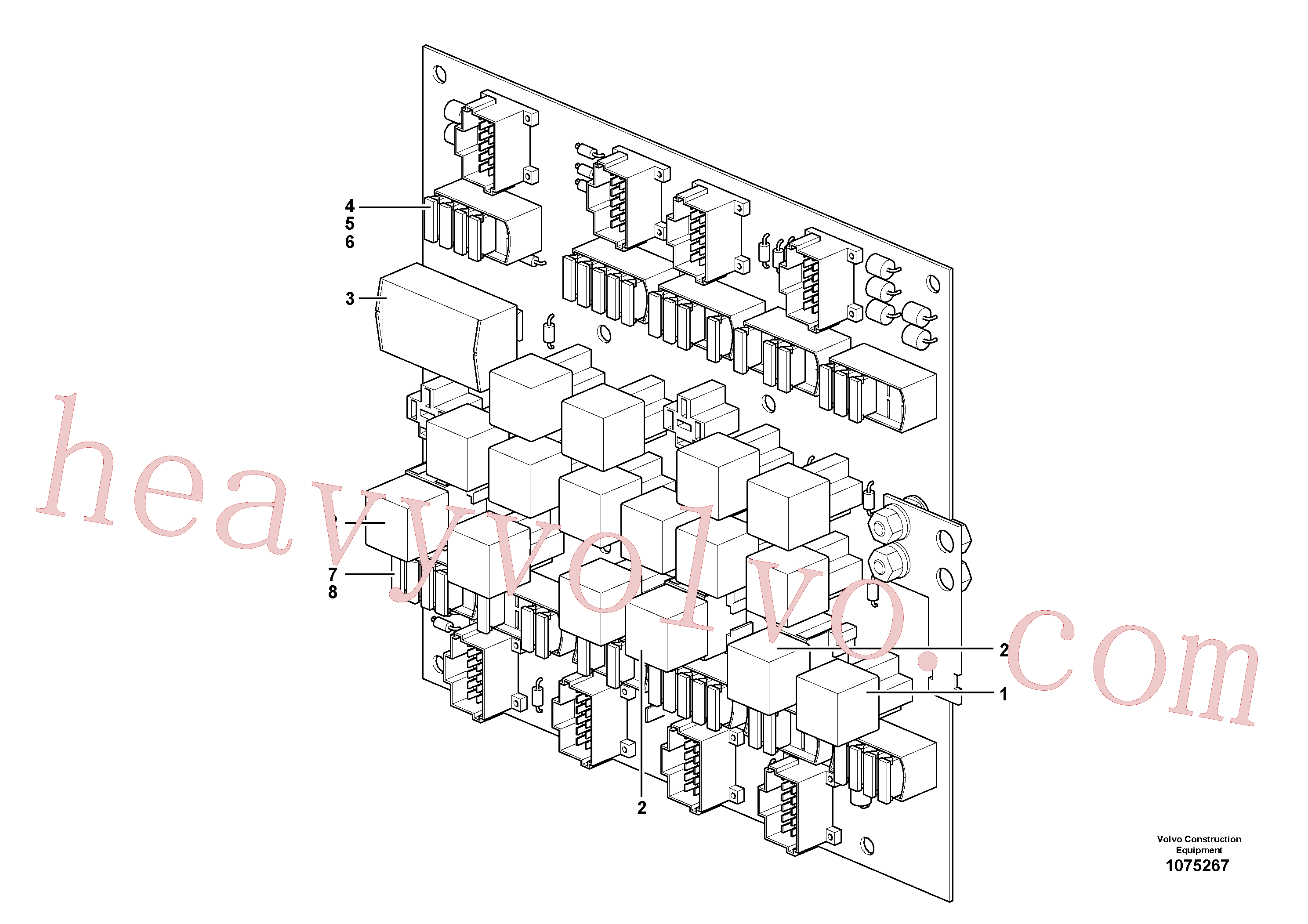 VOE13969163 Fuse for Volvo Excavator spare